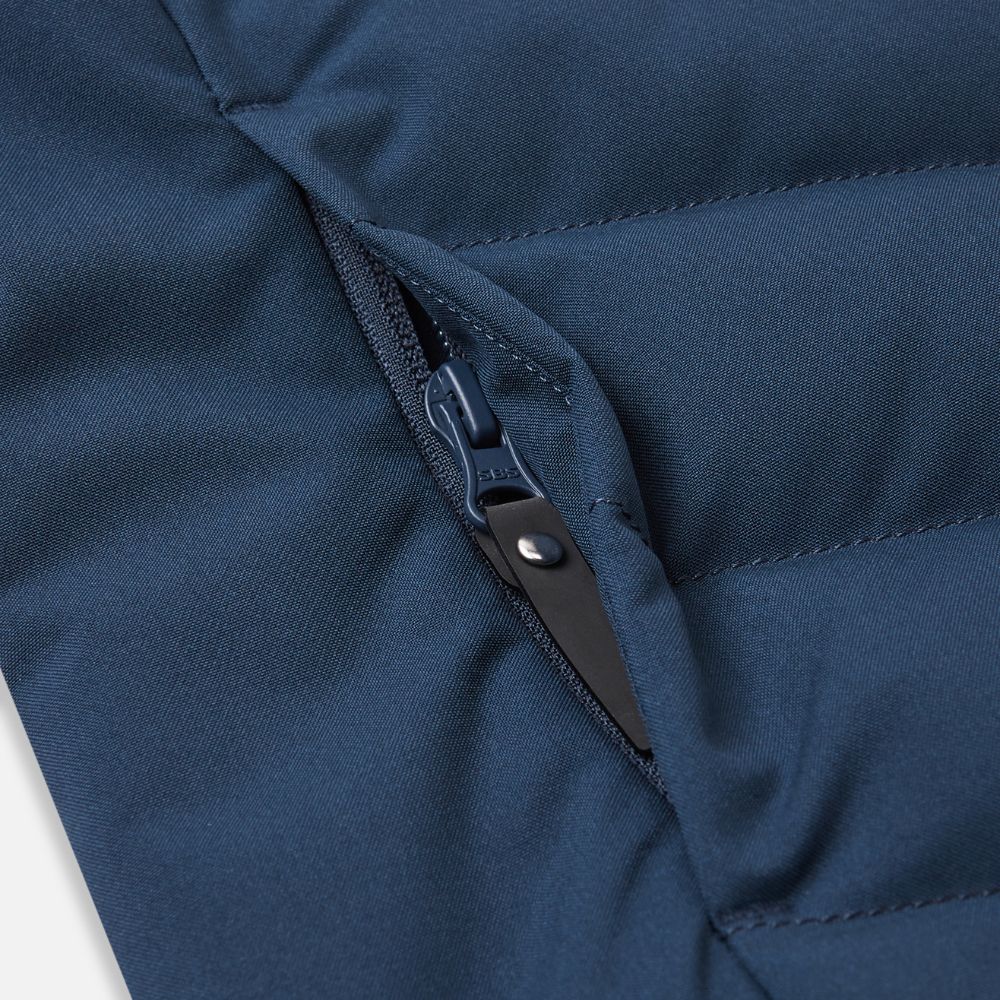 Reima Luppo Boys Waterproof Ski Jacket for Winter Sports - Navy Blue Snow Jacket for Kids Outdoor Activities