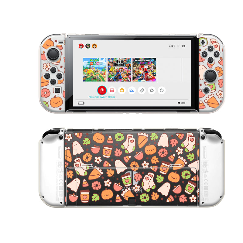 Cute Pink Nintendo Switch Case for Girls - Soft Protective Cover for Nintendo Switch & OLED Model - Perfect for Travel, Gaming at Home & On-the-Go