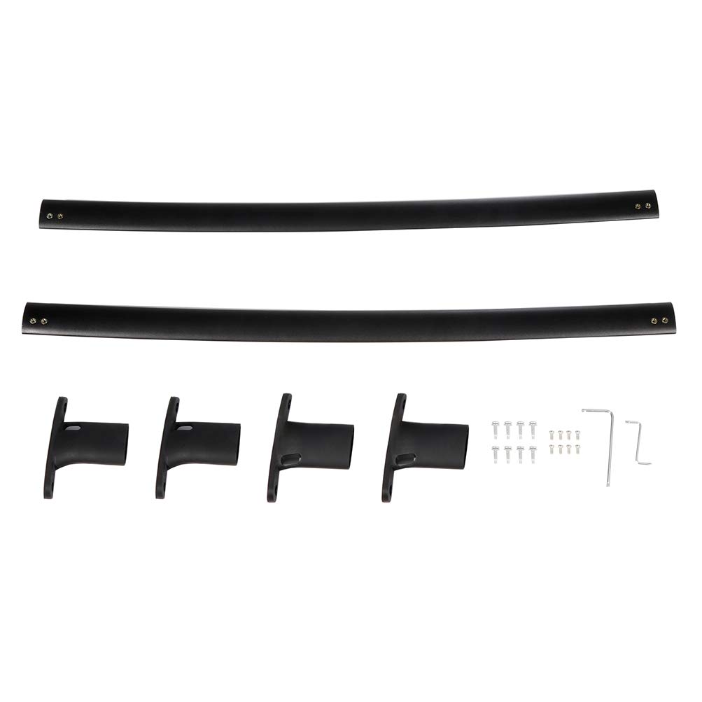 ECCPP Aluminum Roof Rack Cross Bars with Kayak Carrier Set - Compatible with Ford Explorer 2016-2019 Models - 2x Roof Rack Bars + 4x J-Bar Kayak Rack - Heavy Duty Cargo Carrier for SUVs - Perfect for Road Trips, Camping & Outdoor Adventures