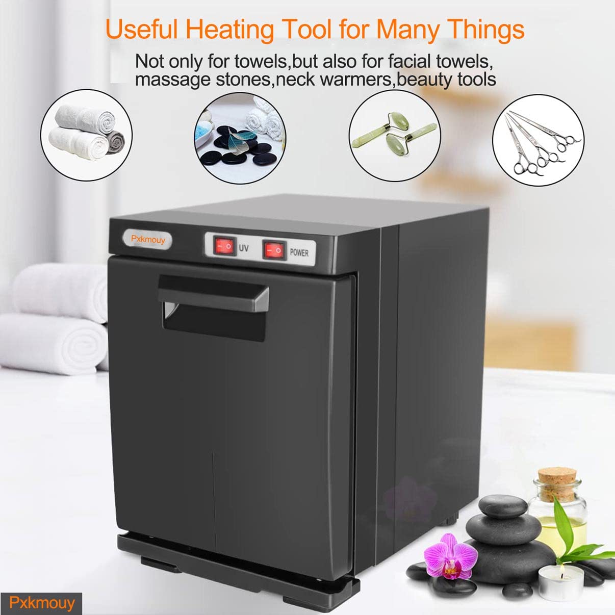 5L 3-in-1 Aluminum Towel Warmer Cabinet - Fast Heating Spa & Salon Towel Heater for Home, Hotel, Beauty Salon - Perfect for Relaxation, Facial Treatments & Luxury Bath Experience