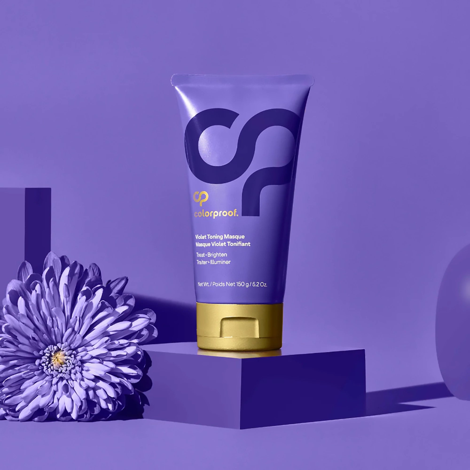 Colorproof Weekly Blonde Masque - Purple Toning Hair Mask for Blonde & Gray Hair - Salon Quality Treatment for Brassiness & Yellow Tones - Perfect for At-Home Hair Care & Salon Use