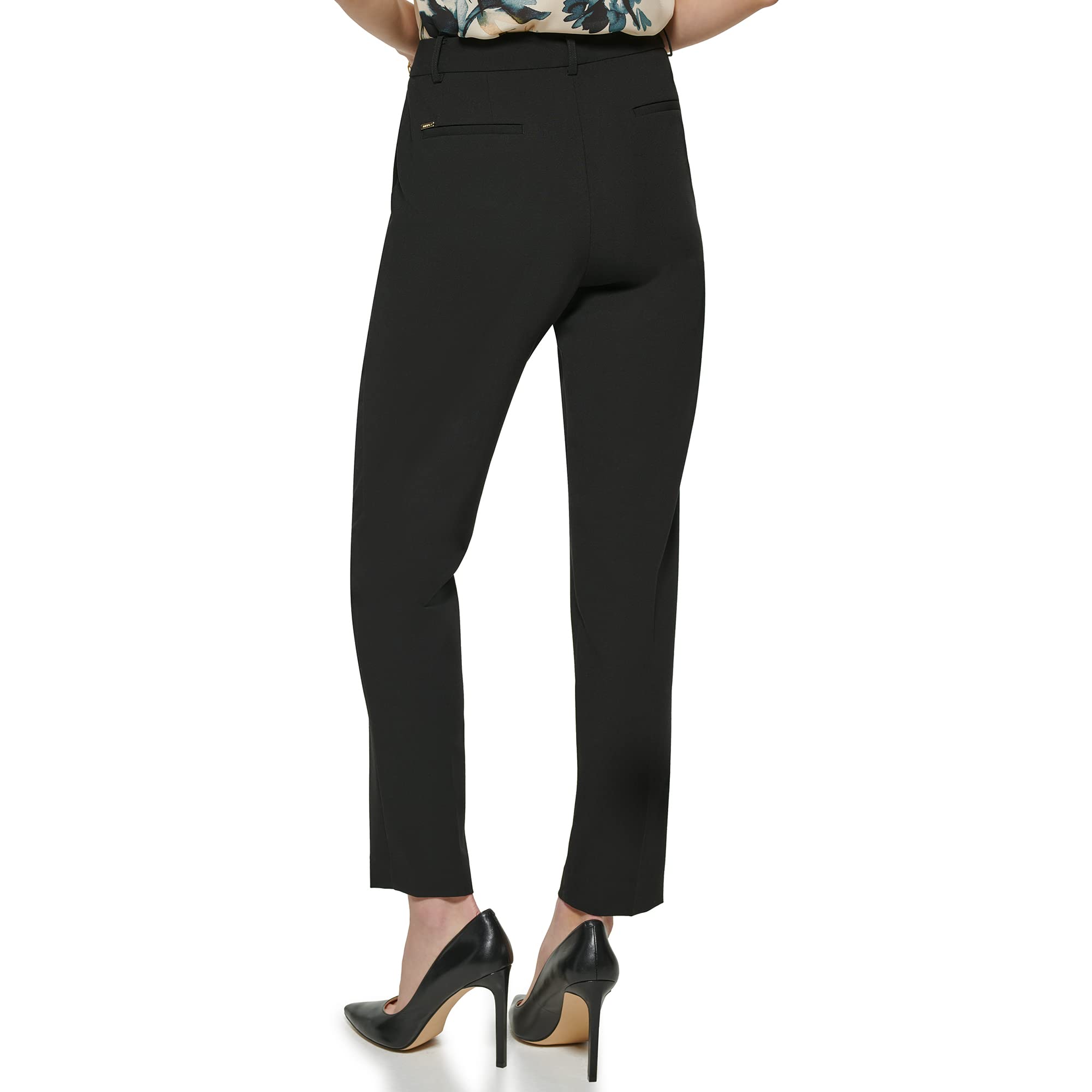 DKNY Women's Business Casual Essex Pants - Comfortable Stretch Work Pants for Office & Professional Wear | Perfect for Business Meetings, Office Outfits & Smart Casual Occasions