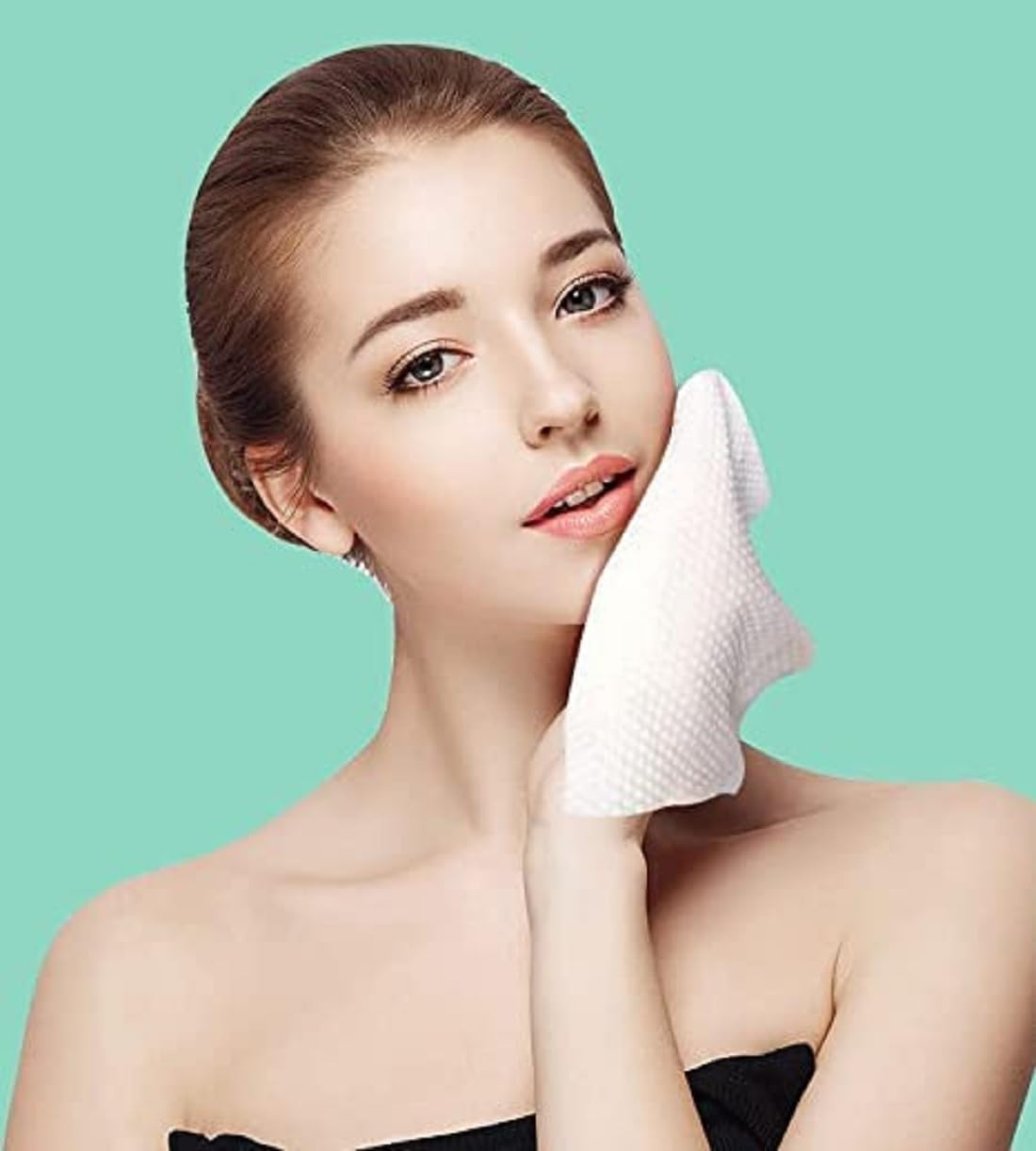 Refreshing Daily Use Cleansing Face Wipes with Green Tea, Rose Petals, Blueberry & Vitamin C - Pack of 4 | Makeup Remover Pads & Reusable Face Sponge (1pc) for Skincare, Travel & On-the-Go Beauty Routine