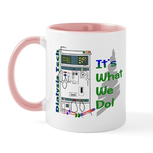 White/Pink Inside - Dialysis Tech Mugs