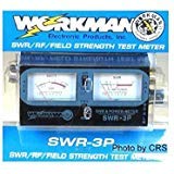 Workman SWR3P 100W CB Radio SWR & Power Meter - Dual Meter Display for Accurate Tuning - Perfect for Truckers & Ham Radio Enthusiasts