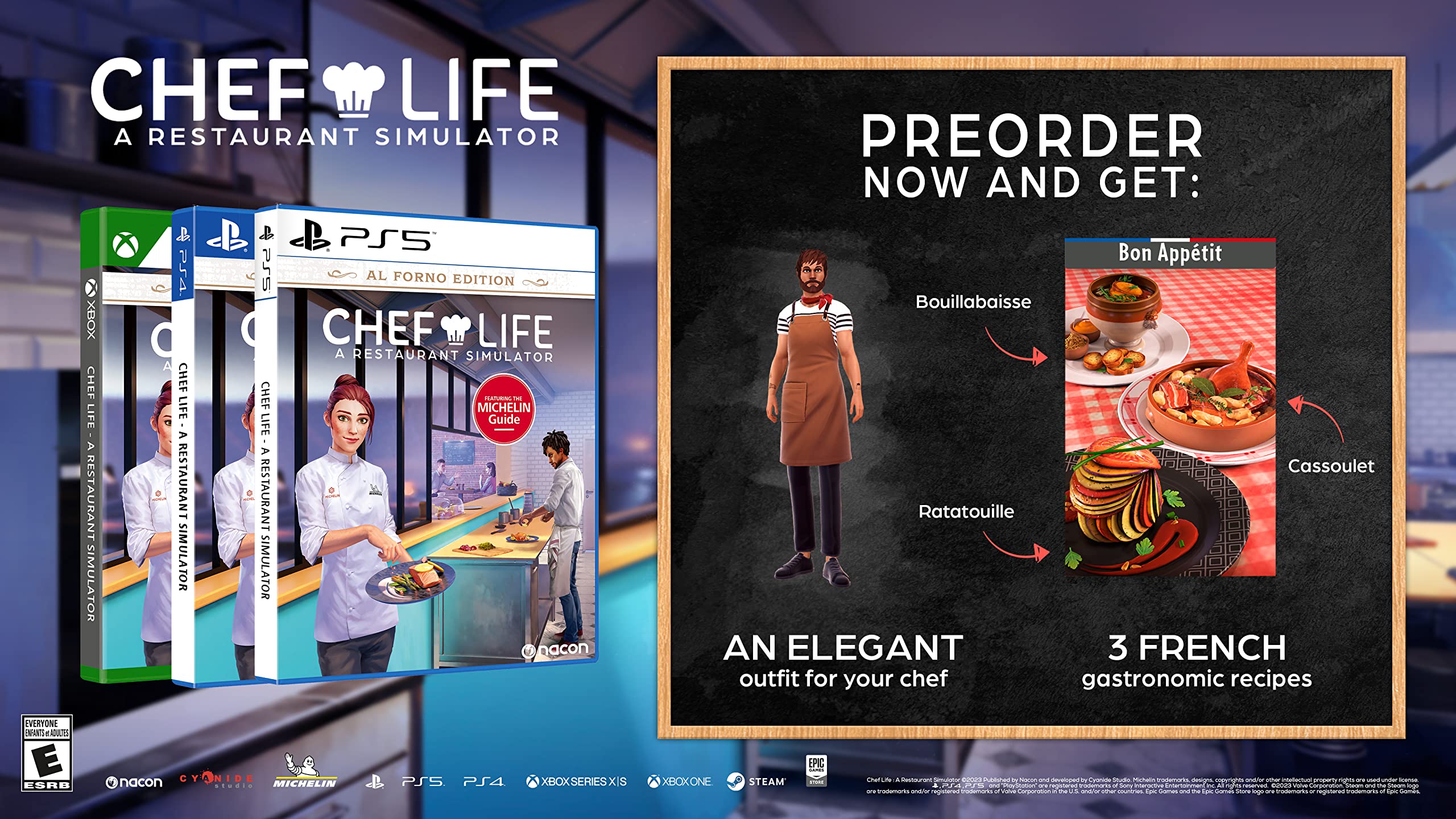 Chef Life: A Restaurant Simulator - Al Forno Edition for PS5 | Authentic Cooking Game Experience | Perfect for Aspiring Chefs & Restaurant Management Enthusiasts