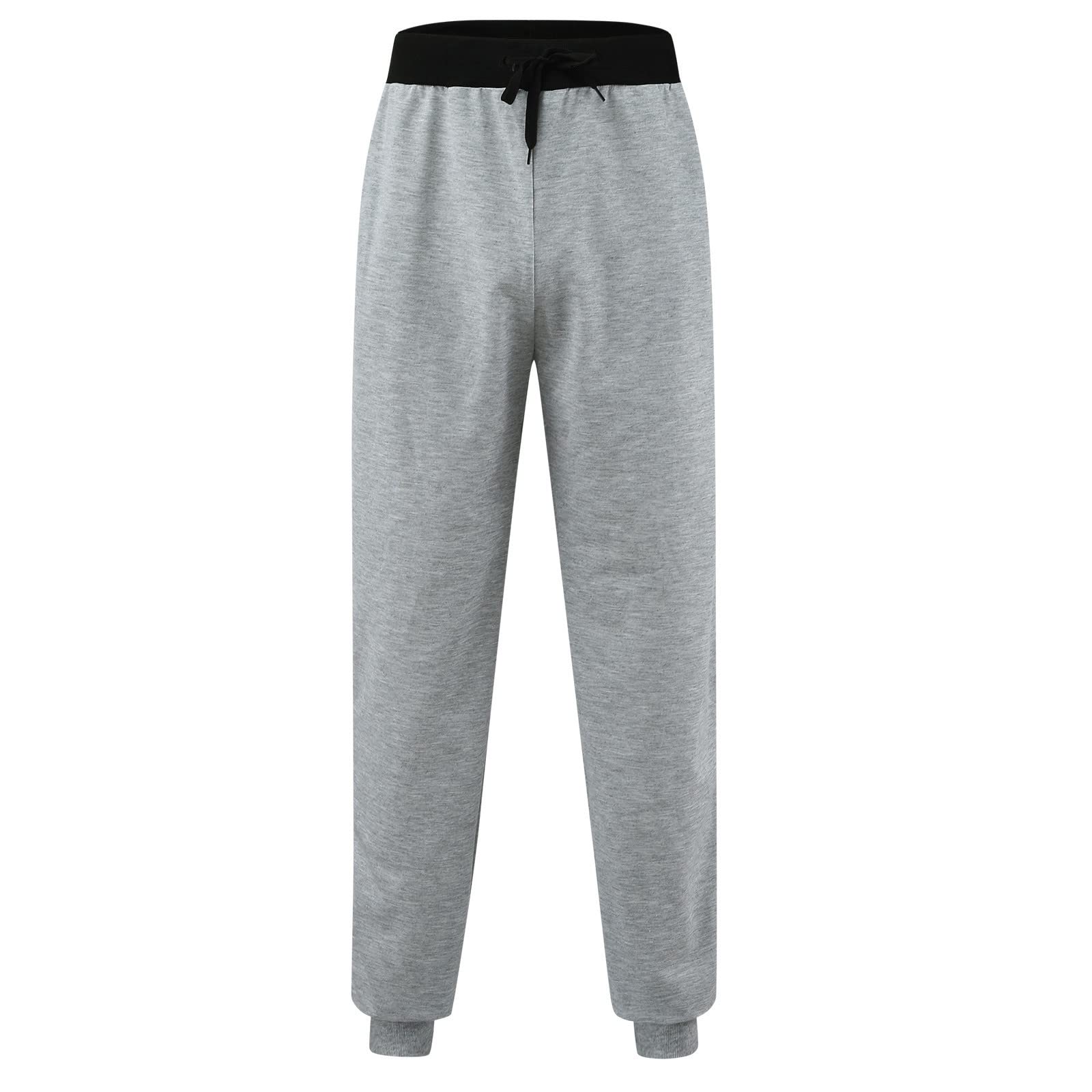 AMDBEL Men's Big & Tall Cargo Sweatpants - Heavyweight Stretch Joggers with Elastic Waist & Drawstring | Casual Workout, Outdoor Hiking & Travel Pants