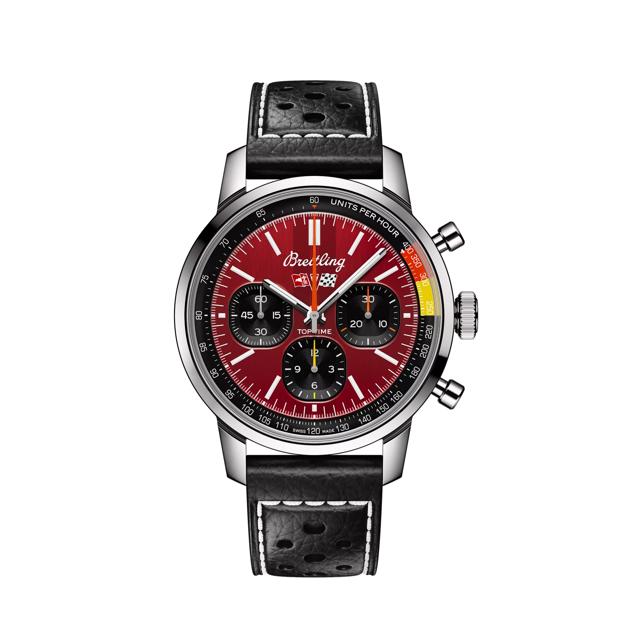 Breitling Top Time B01 Chevrolet Corvette Chronograph 41mm Stainless Steel Men's Watch - Luxury Sports Timepiece for Racing Enthusiasts & Collectors