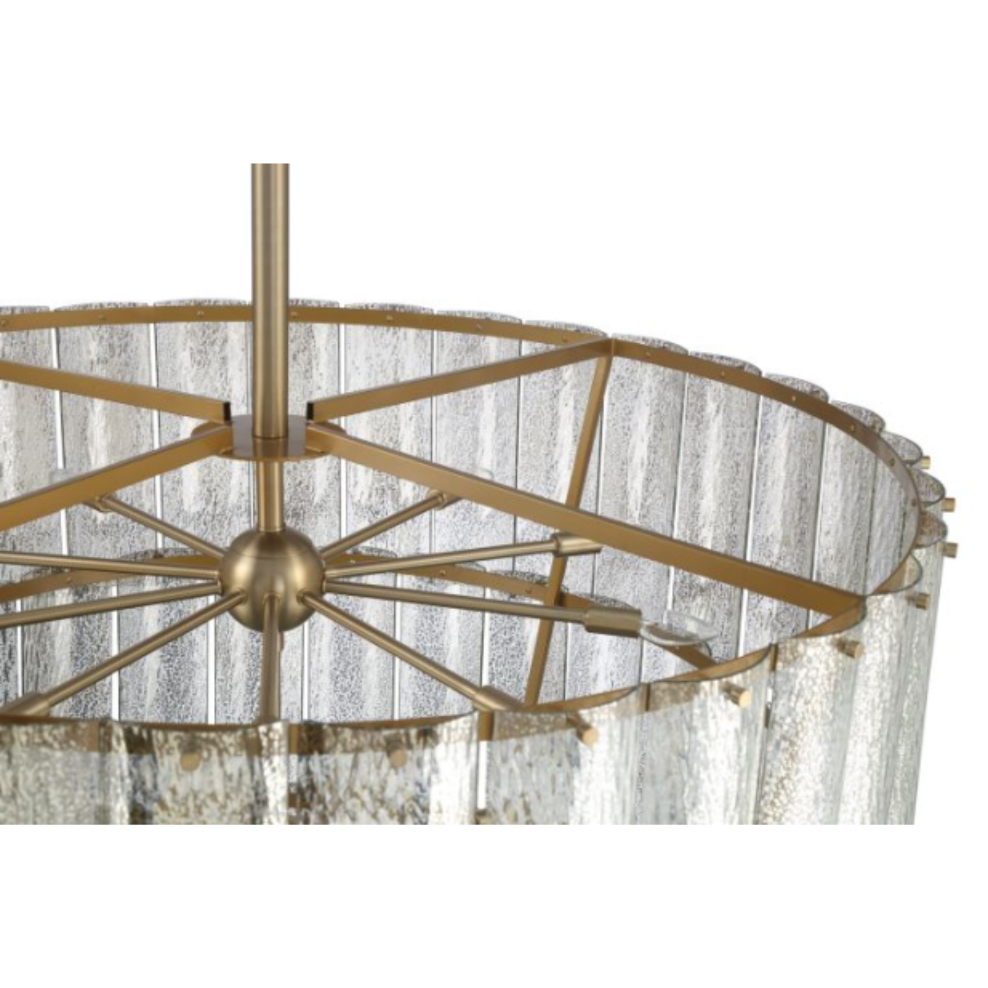 Craftmade Museo 28-Light Chandelier in Brushed Polished Nickel - Elegant Dining Room & Foyer Lighting Fixture for Modern Homes