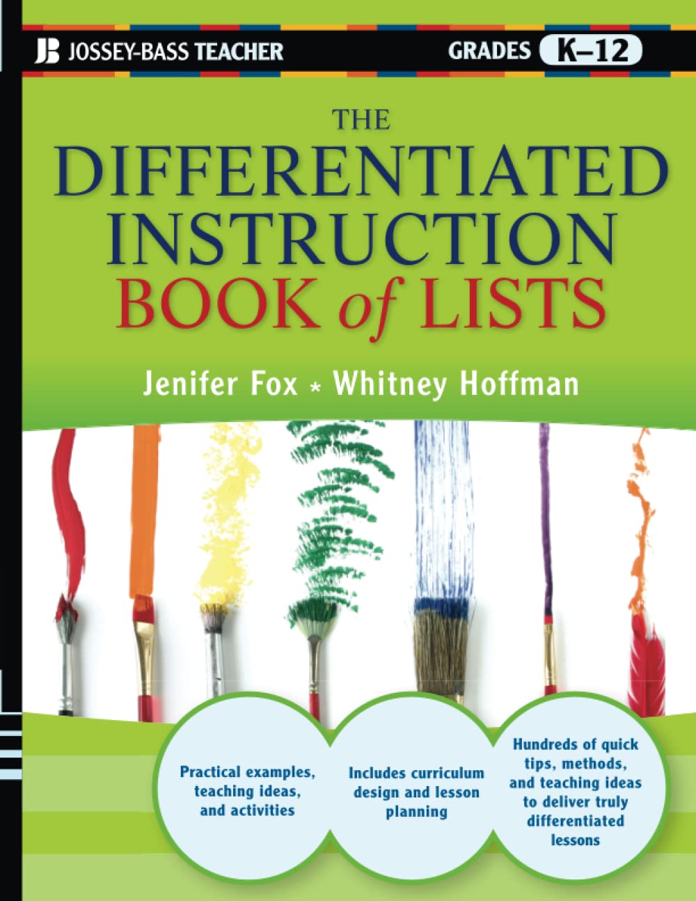 Differentiated Instruction Book of Lists: Practical Strategies for Teachers - Classroom Activities & Lesson Planning Guide