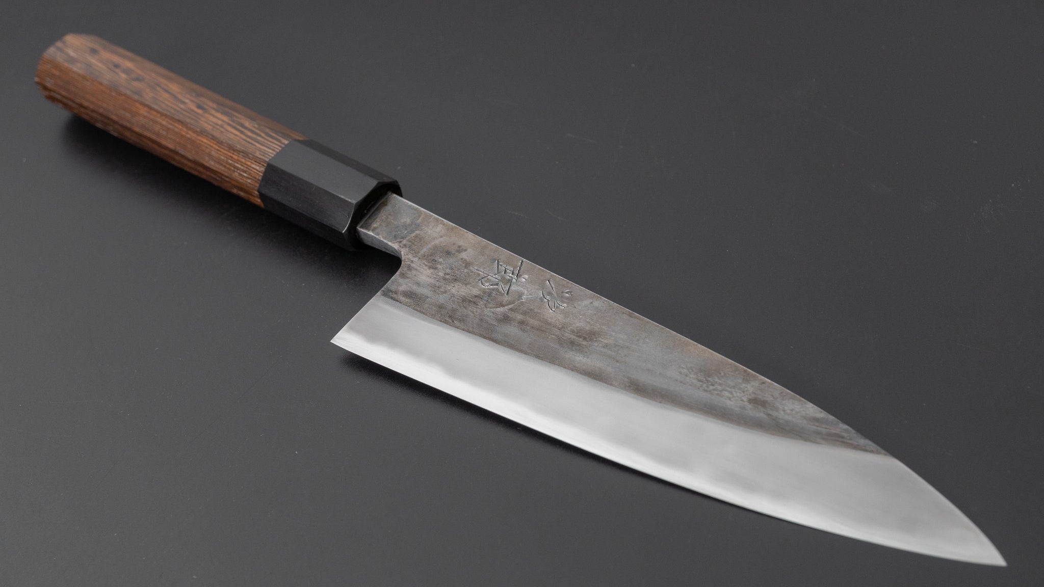 Jiro Tsuchime Petty Knife 150mm - Japanese High Carbon Steel Blade with Taihei Tagayasan Handle (#445) - Perfect for Slicing, Dicing & Precision Kitchen Tasks