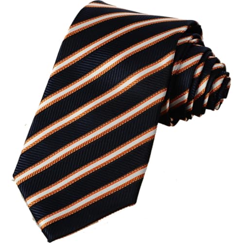 Navy Orange White