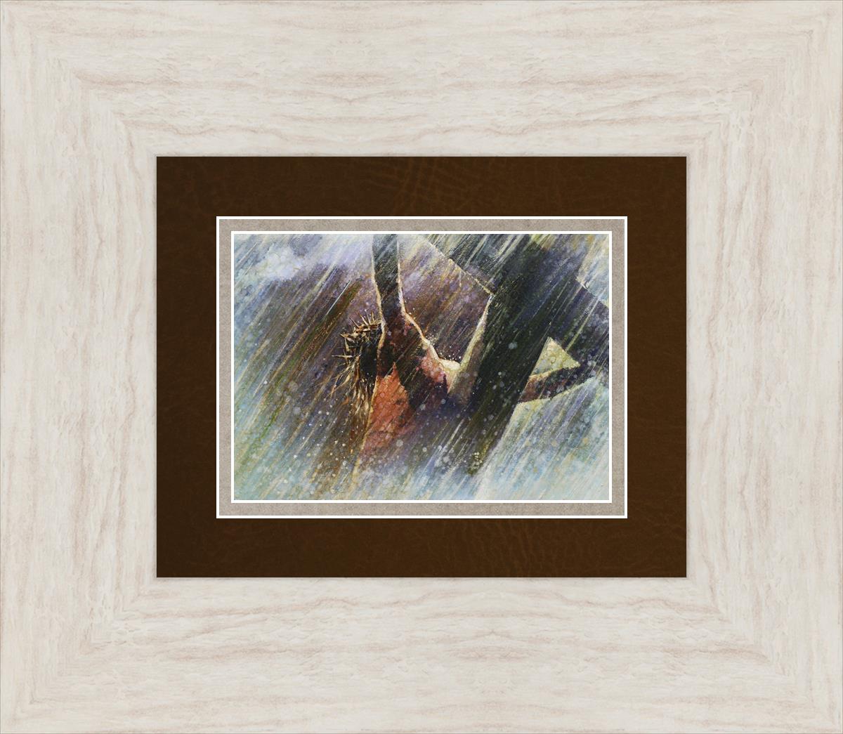 Yongsung Kim Crucifixion Painting - Religious Wall Art for Home & Church Decor - Perfect for Prayer Rooms, Christian Gifts, and Spiritual Spaces