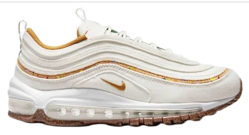 Nike Women's Air Max 97 Running Shoes - Coconut Milk & Cork Colorway | Comfortable Athletic Sneakers for Jogging, Gym Workouts & Casual Wear