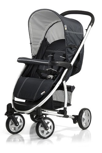 Hauck 2012 Malibu Lightweight Baby Stroller - Compact Foldable Travel Stroller for Toddlers & Infants, Black | Perfect for Shopping, Travel & Daily Walks