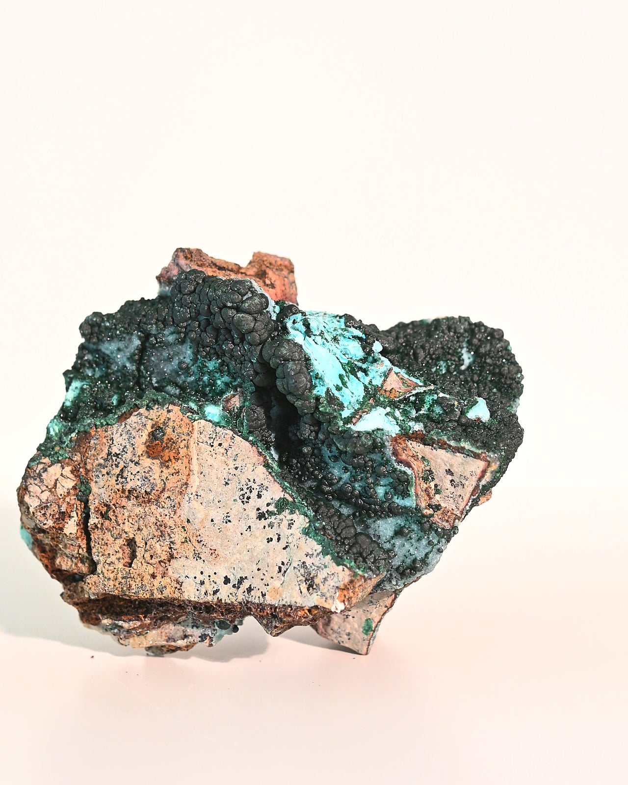 Natural Druzy Chrysocolla Gemstone - 4 Inch Healing Crystal for Jewelry Making, Home Decor & Spiritual Healing | Perfect for Meditation, Energy Work & Gift Giving