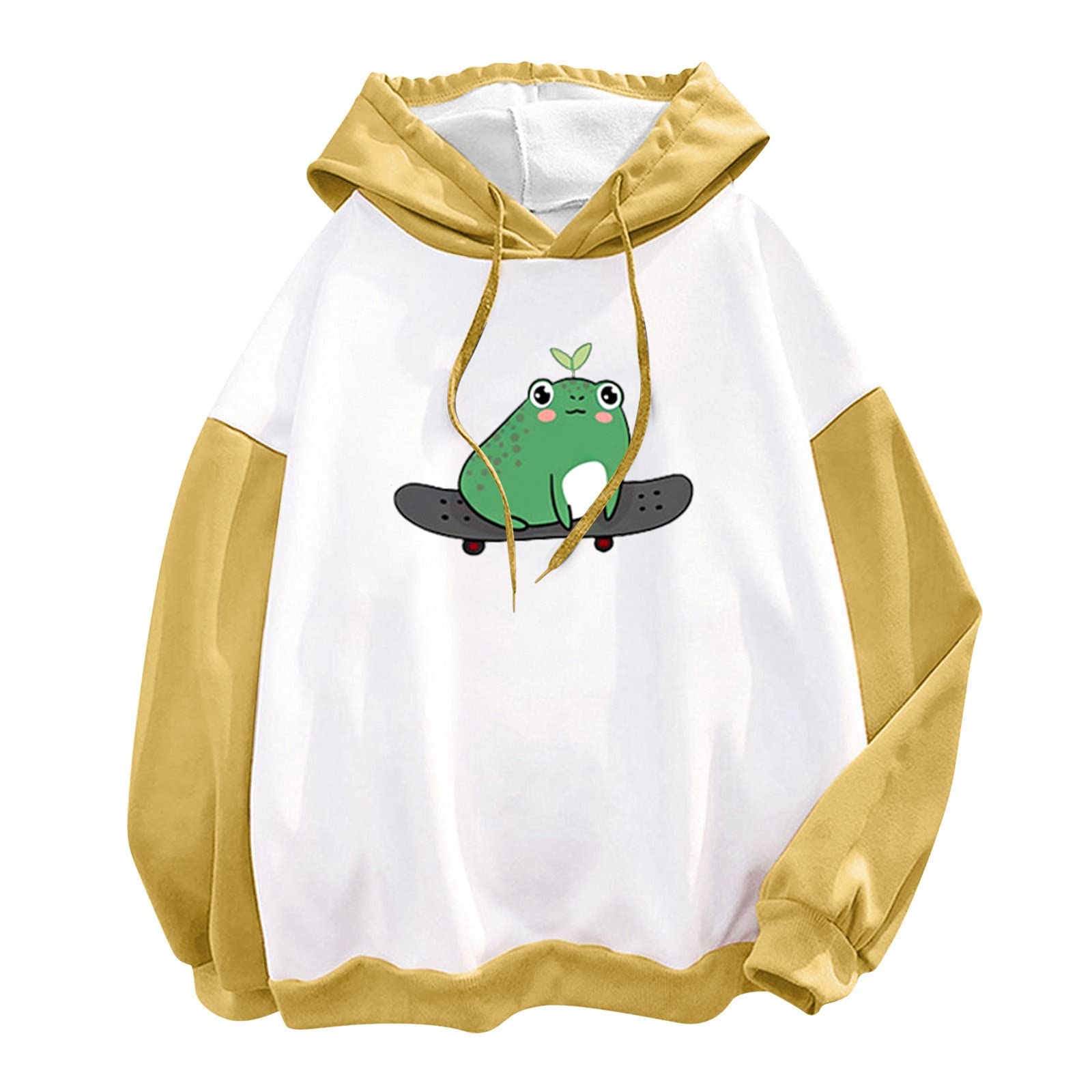 Adviicd Women's Cute Heart Print Hoodie - Casual Long Sleeve Pullover Sweatshirt for Everyday Wear | Perfect for Fall, Winter & Cozy Outfits