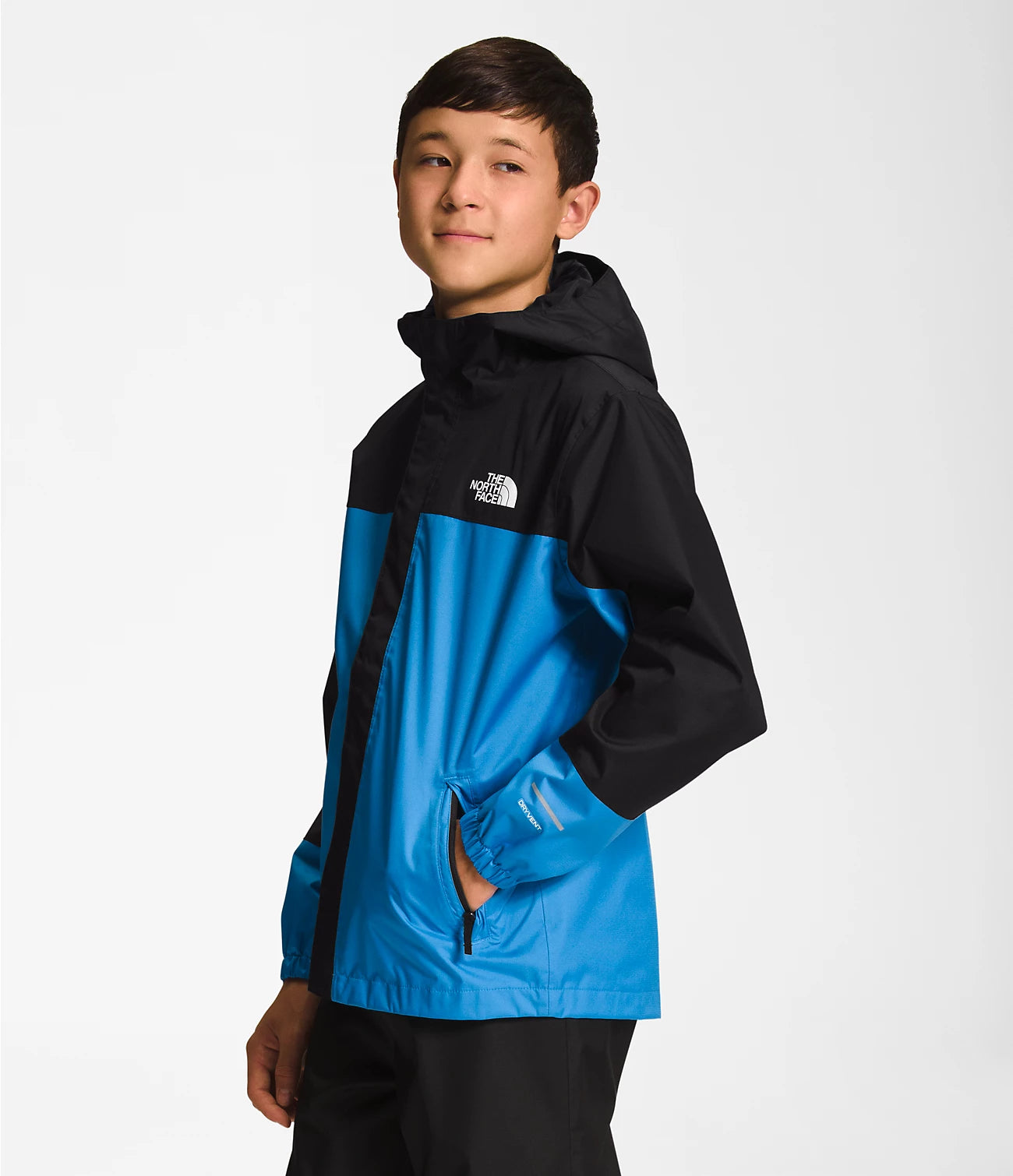 Antora Boys' Waterproof Rain Jacket - Lightweight & Breathable Outdoor Jacket for Kids - NF0A82ST - Perfect for Hiking, School & Play in Wet Weather