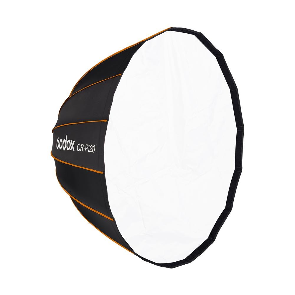 Godox QR P120 Quick Release Parabolic Softbox for Bowens Mount - Open Box | Perfect for Studio Photography, Portrait Lighting & Video Production