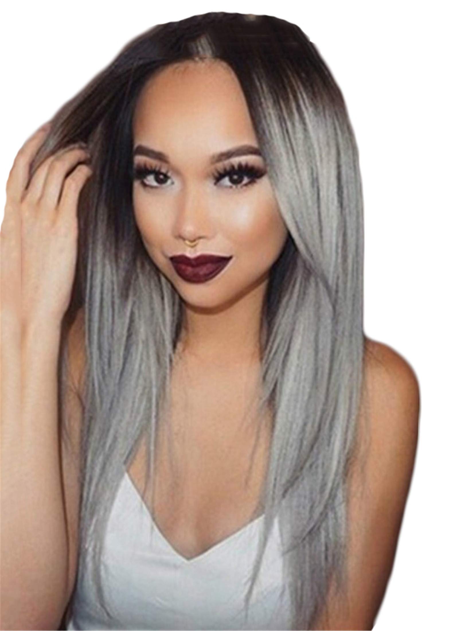 Estelle Andongnywell Straight Human Hair Wigs - Lace Front Wig with Natural Hair Density for Black Women | Perfect for Daily Wear, Special Occasions & Protective Styling