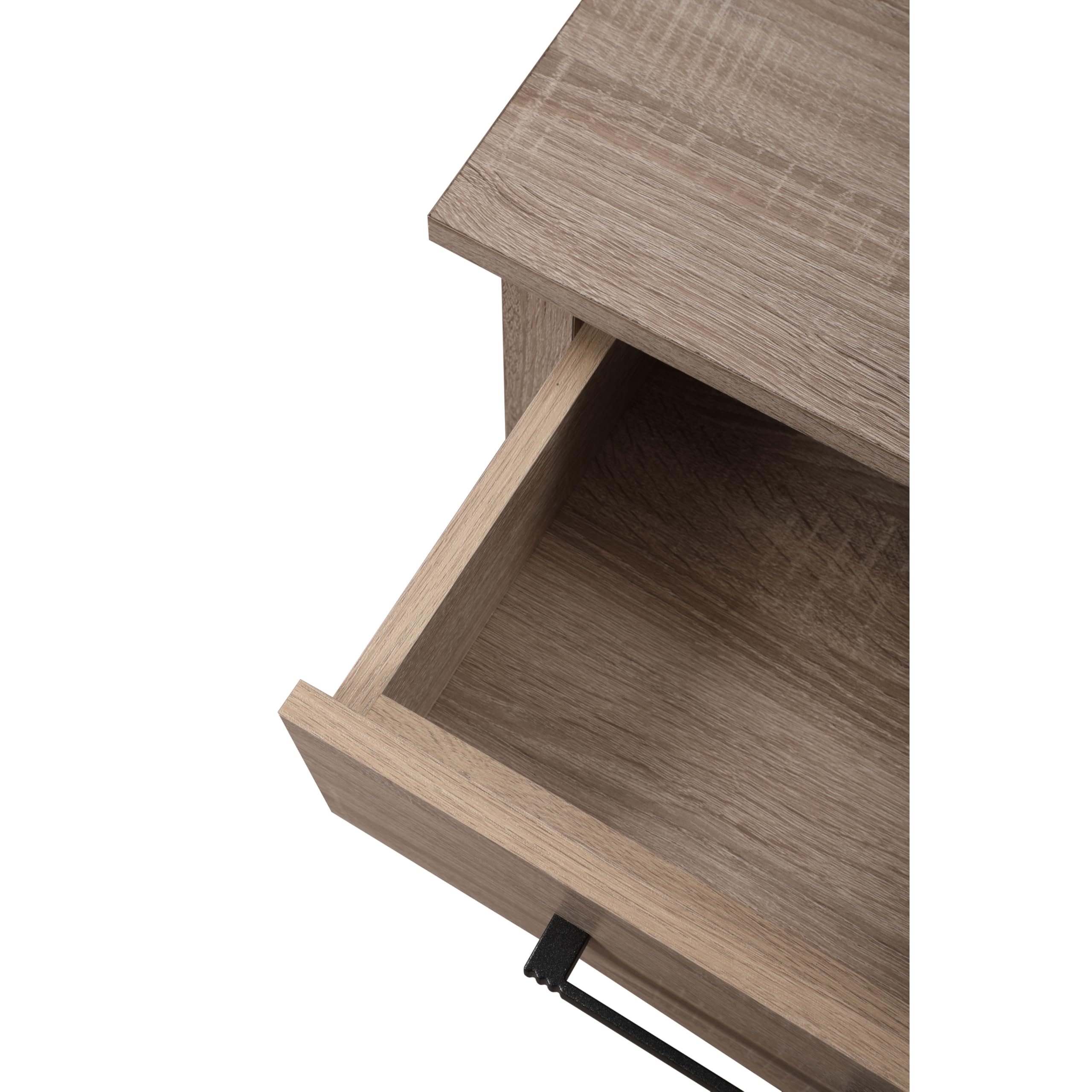 **Glory Furniture Salem G057-N Solid Sandalwood Nightstand with Drawer - Bedside Table for Bedroom, Living Room & Guest Room**