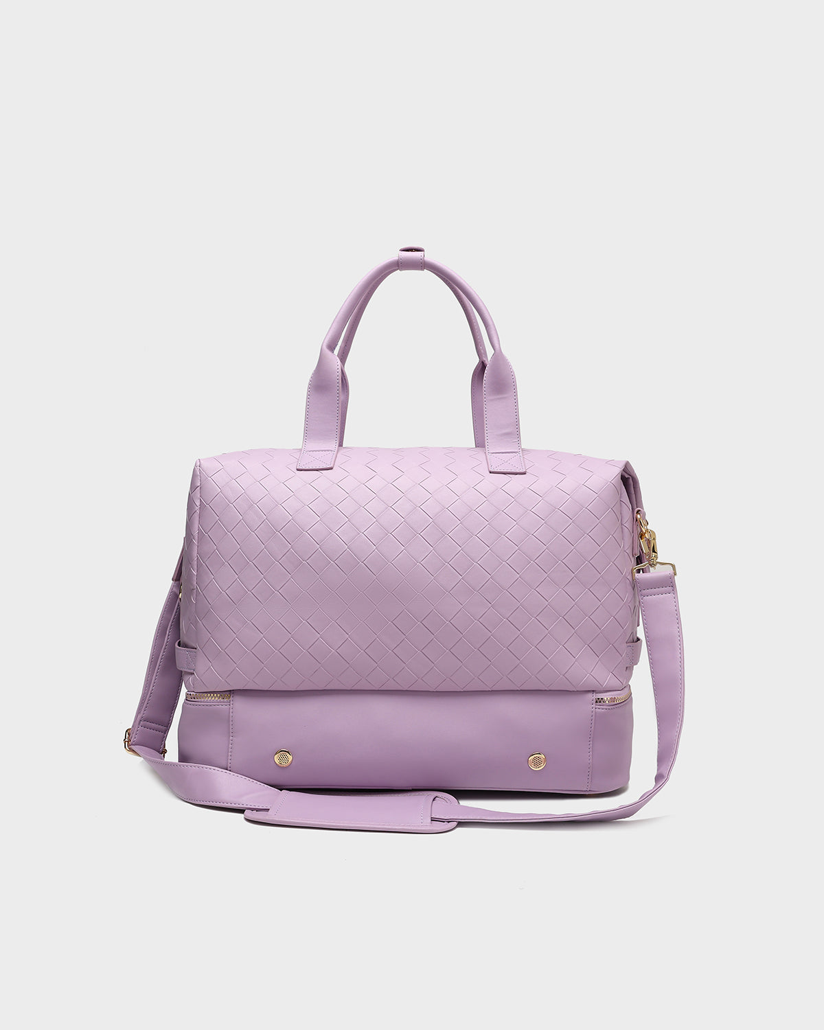 Stylish Purple Duffle Bag for Women - Perfect for Travel, Gym, and Everyday Use