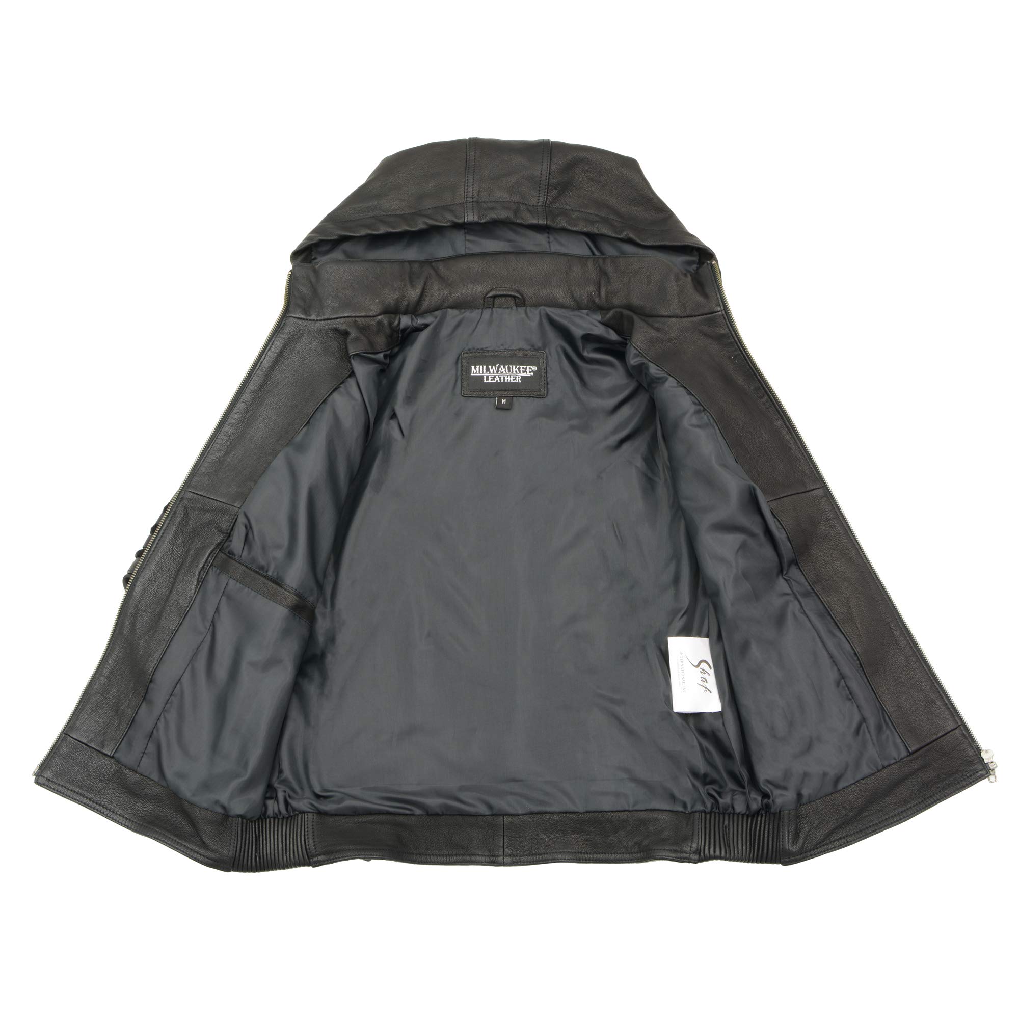 Milwaukee Leather Women's Premium Hooded Casual Fashion Jacket | Stylish Outerwear for Everyday Wear & Outdoor Activities
