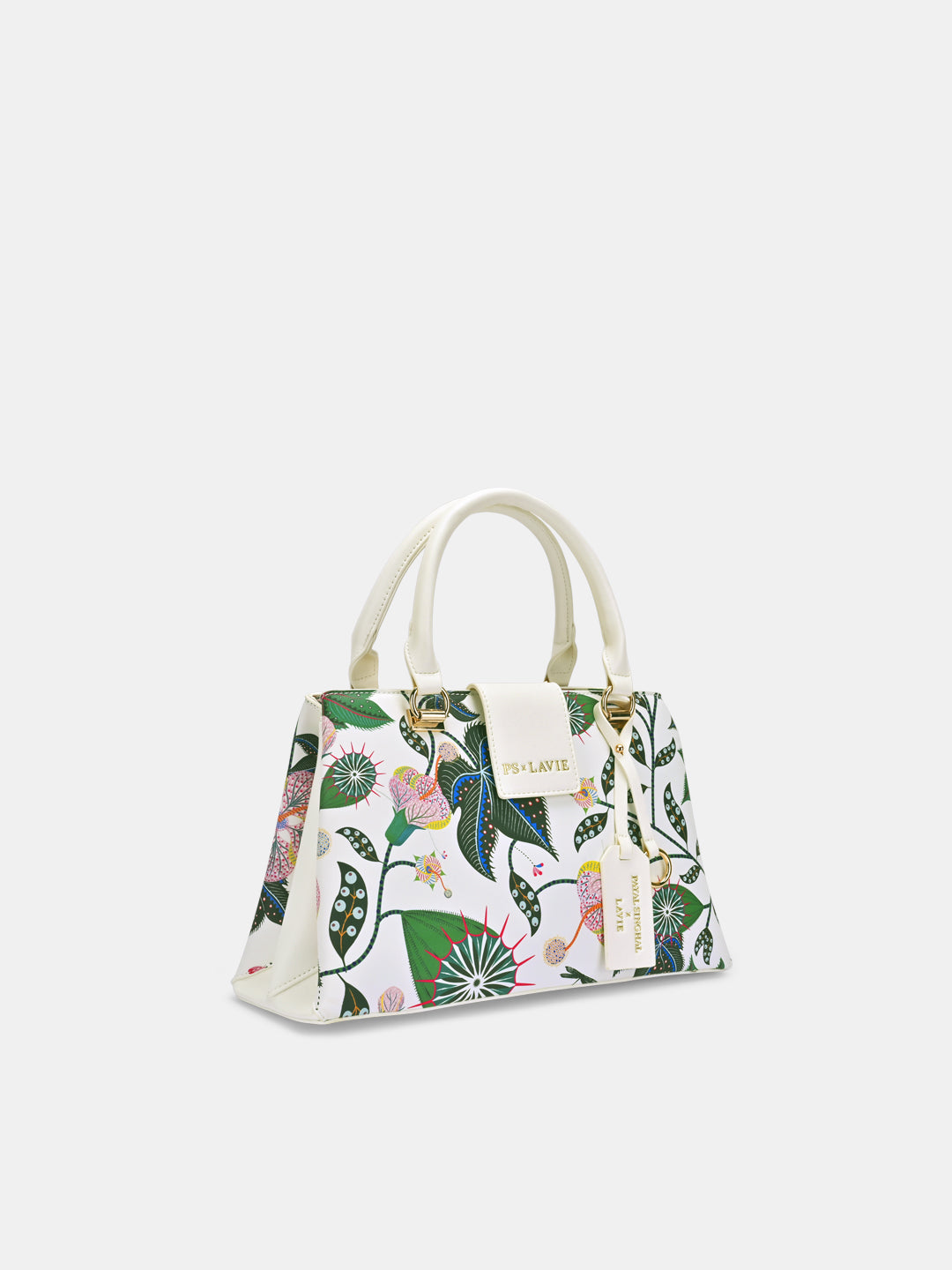 Stylish Abutilon Print Satchel Handbag for Women - Trendy Floral Crossbody Purse with Adjustable Strap, Perfect for Work, Travel & Everyday Use