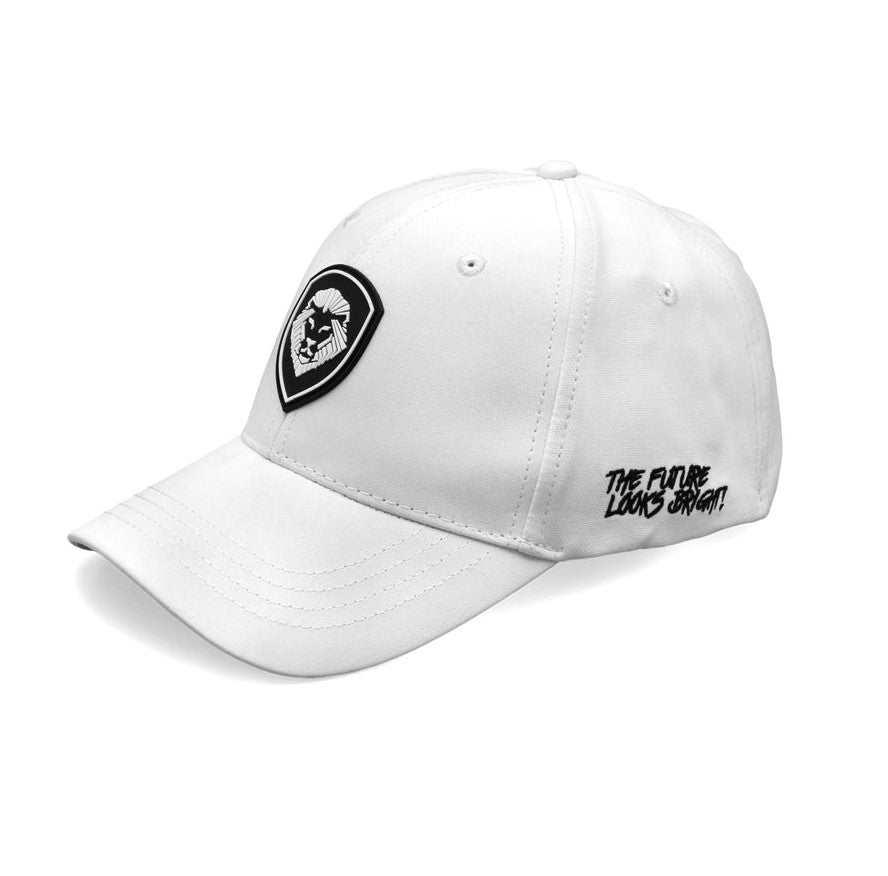Kids VT Shield Logo Future Looks Bright White Snapback Hat - Stylish Baseball Cap for Boys & Girls - Perfect for School, Sports & Outdoor Activities