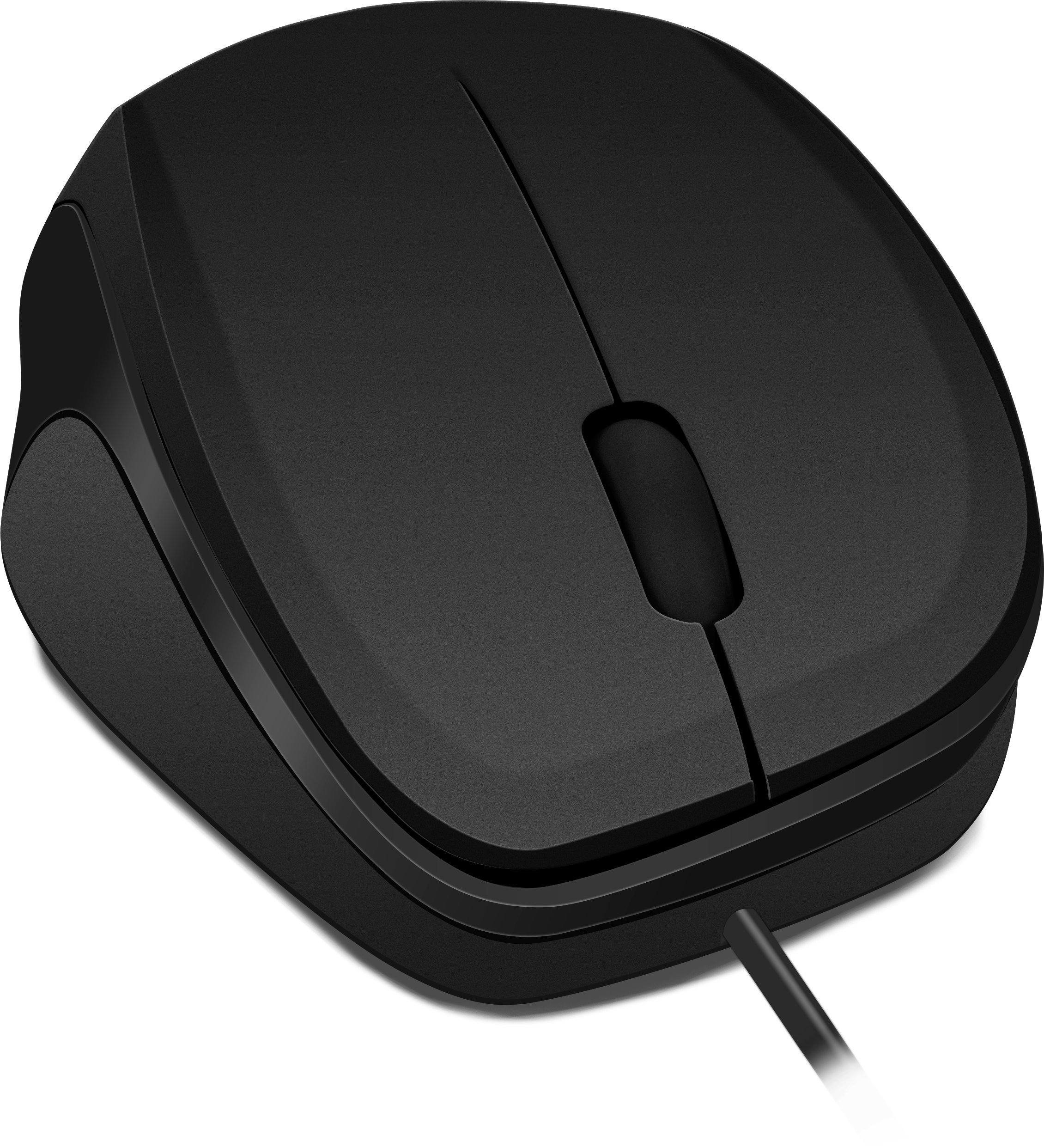Ergonomic Wired LED Mouse for Office & Home Use - Comfortable Computer Mouse with Precise Tracking, Durable Black Design - Perfect for Work, Gaming, and Everyday Computing