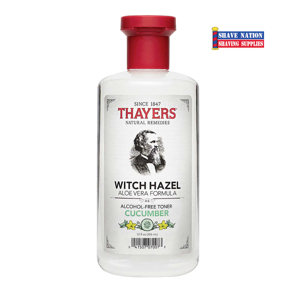 Thayers Alcohol-Free Cucumber Witch Hazel Toner for Face - Hydrating & Soothing Facial Toner for All Skin Types | Perfect for Daily Skincare Routine & Post-Shave Relief