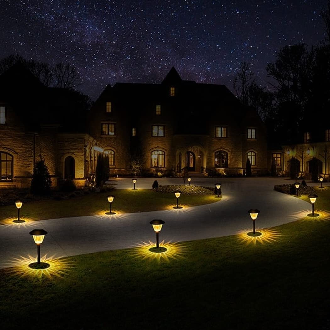 LED Touch Lantern Garden Lights - 3-Piece Set for Outdoor Patio, Pathway, and Backyard Decor