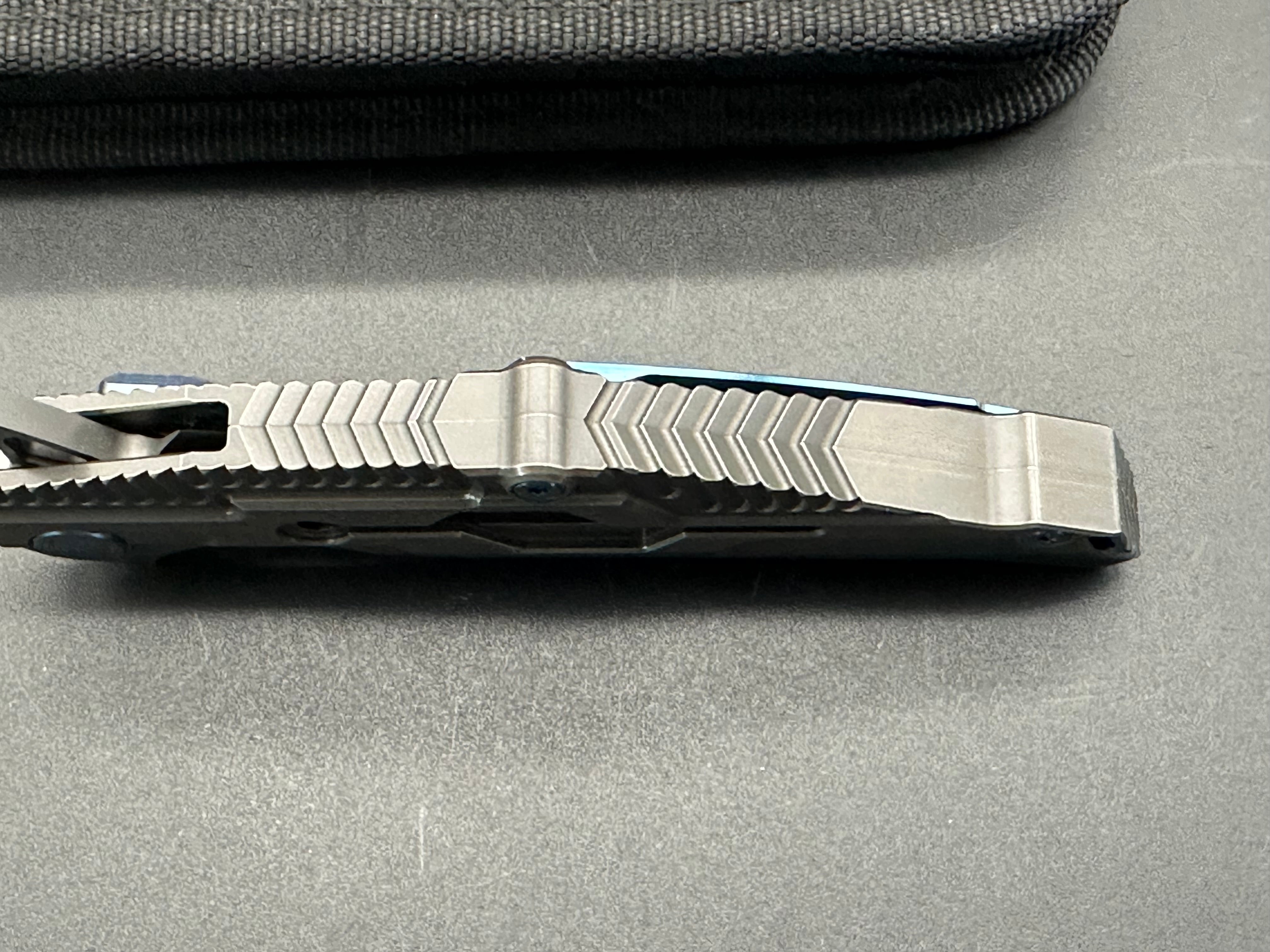 Rike M2 Tactical Folding Knife - High Carbon Steel Blade, Pocket EDC Knife for Outdoor Camping, Hunting, and Everyday Carry (EDC)