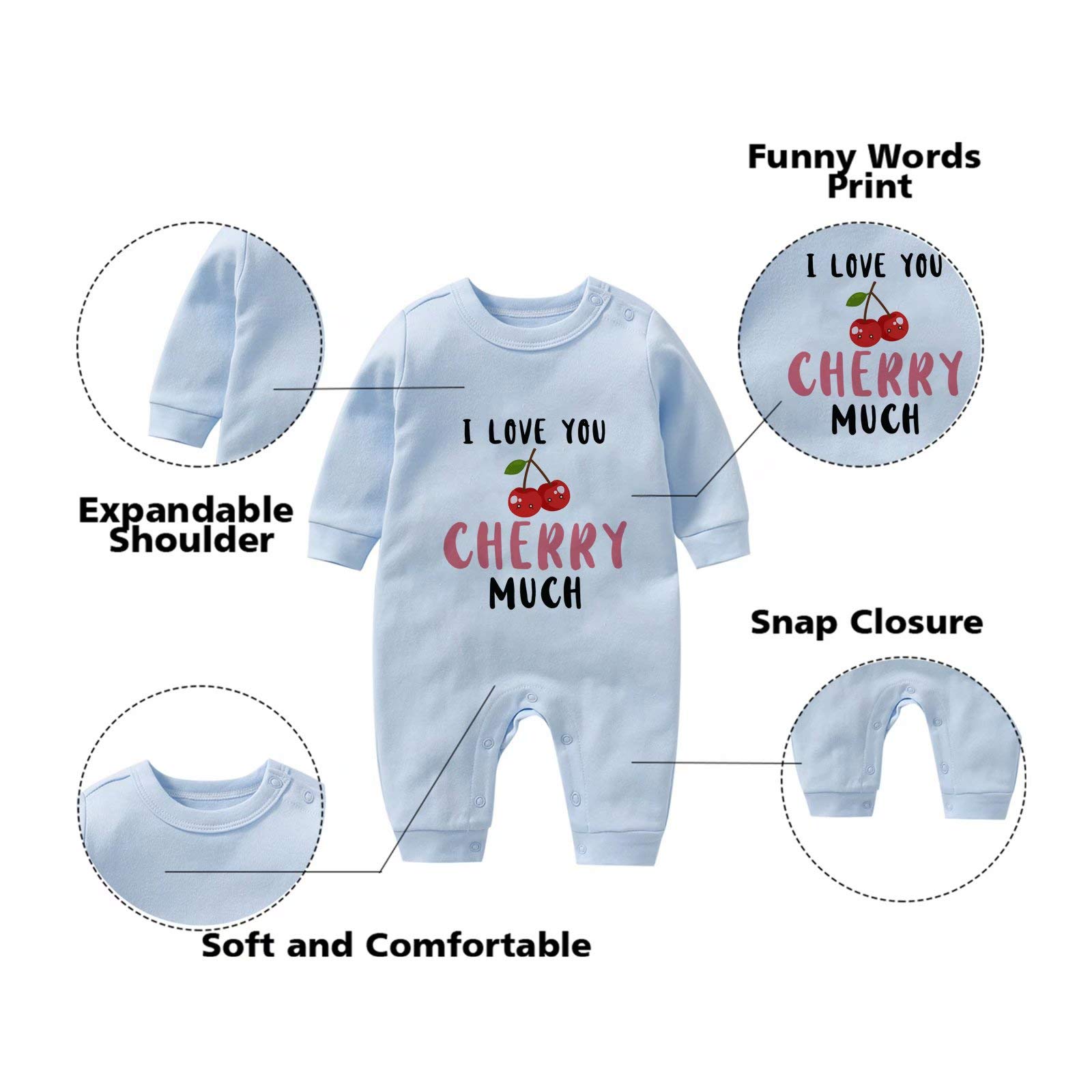 Funny Baby Bodysuit & Romper Set with Hat - Cute Unfant Clothes for Baby Girls & Boys | Perfect for Newborn Photoshoots, Playdates & Special Occasions