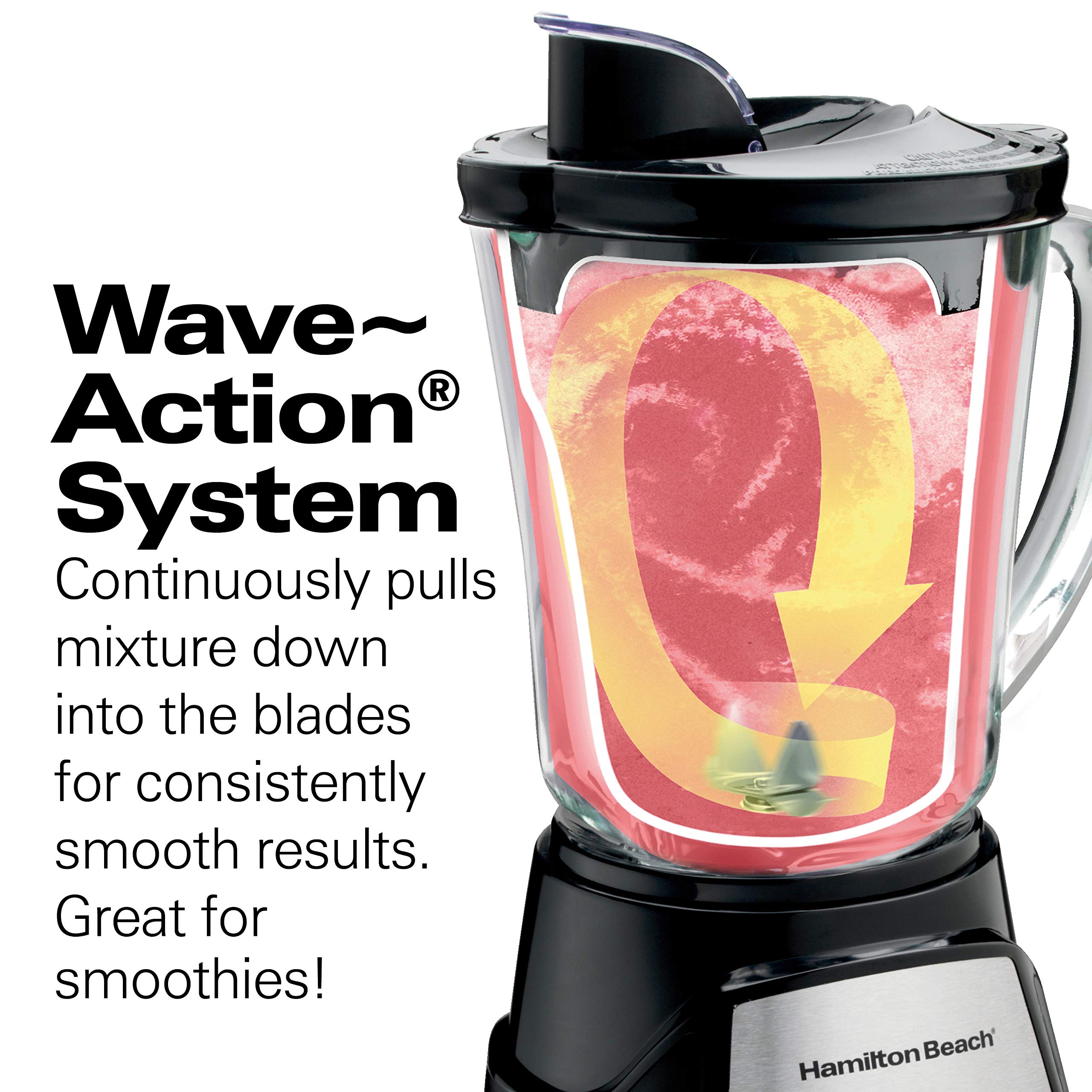 Hamilton Beach Stack & Snap Food Processor & Wave Action Blender Set - 10-Cup Chopper & 40oz Blender for Smoothies, Dips & Meal Prep - Perfect for Kitchens & Small Spaces