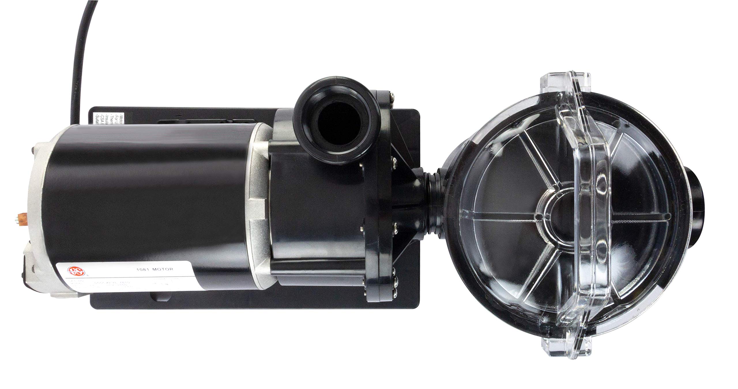 Rx Clear Niagara Pump - 2 HP Above Ground Swimming Pool Pump for Intex/Pop-Up Pools | 115V Electrical Hookup with 6-Foot UL Cord & Mounting Base | Perfect for Backyard, Inflatable & Frame Pools