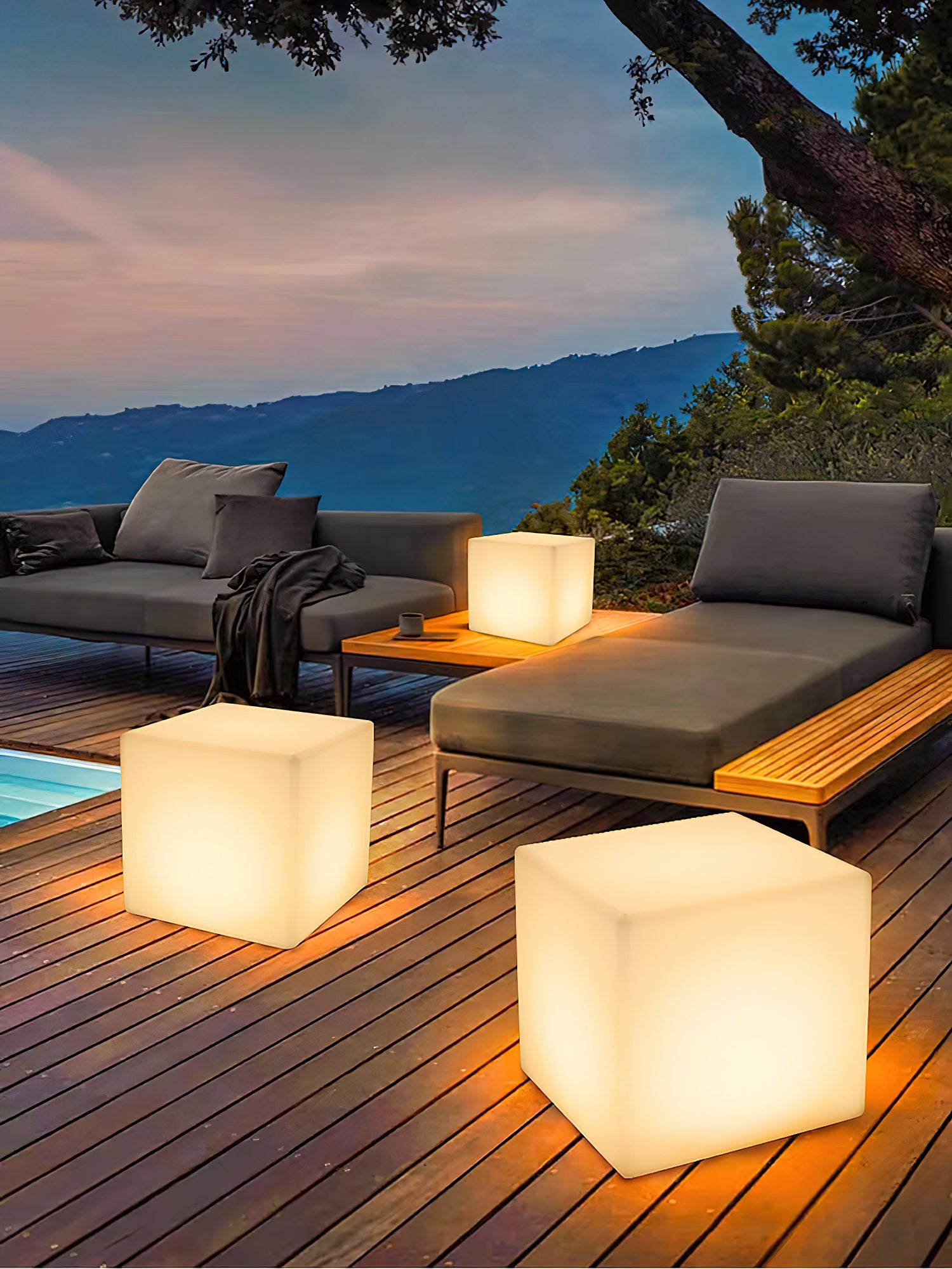 Creative LED Cube Lamp - Modern 3D Night Light for Bedroom, Desk & Home Decor - Perfect for Relaxation, Gifts & Ambient Lighting