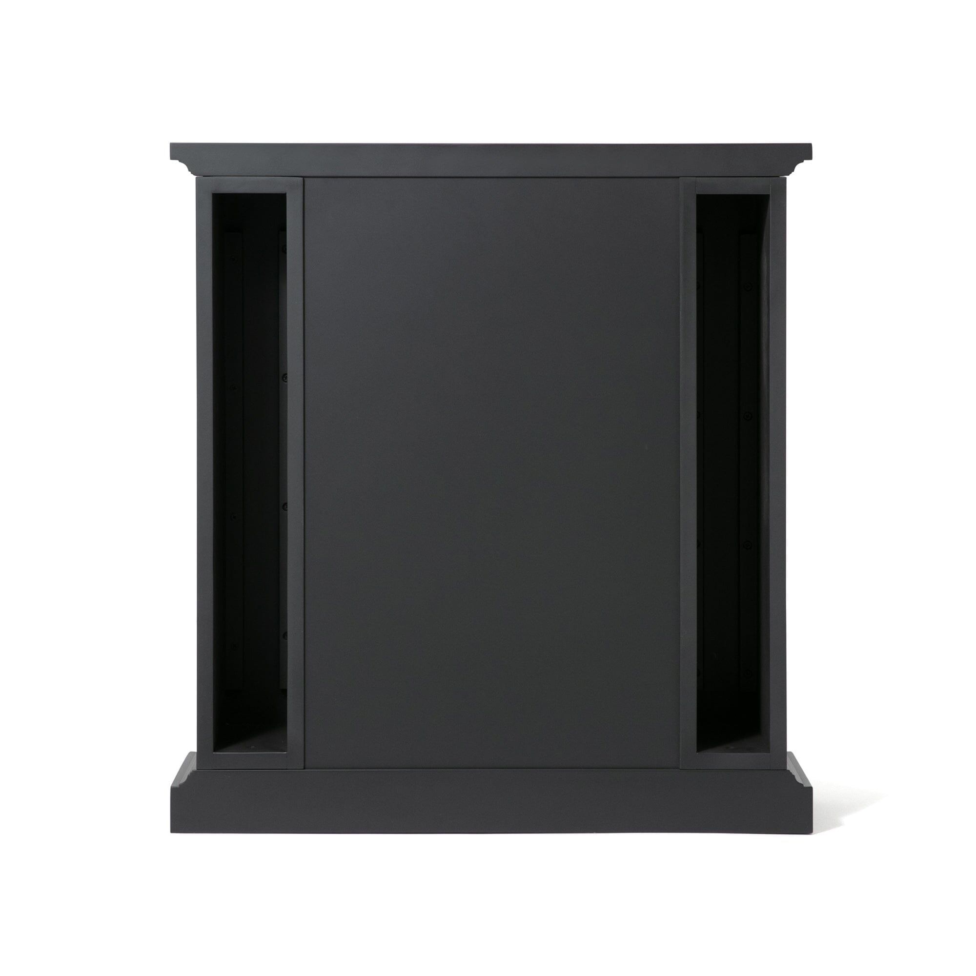 Dark Gray Mantelpiece Shelf S 700×270×750 - Rustic Fireplace Decor for Living Room & Bedroom