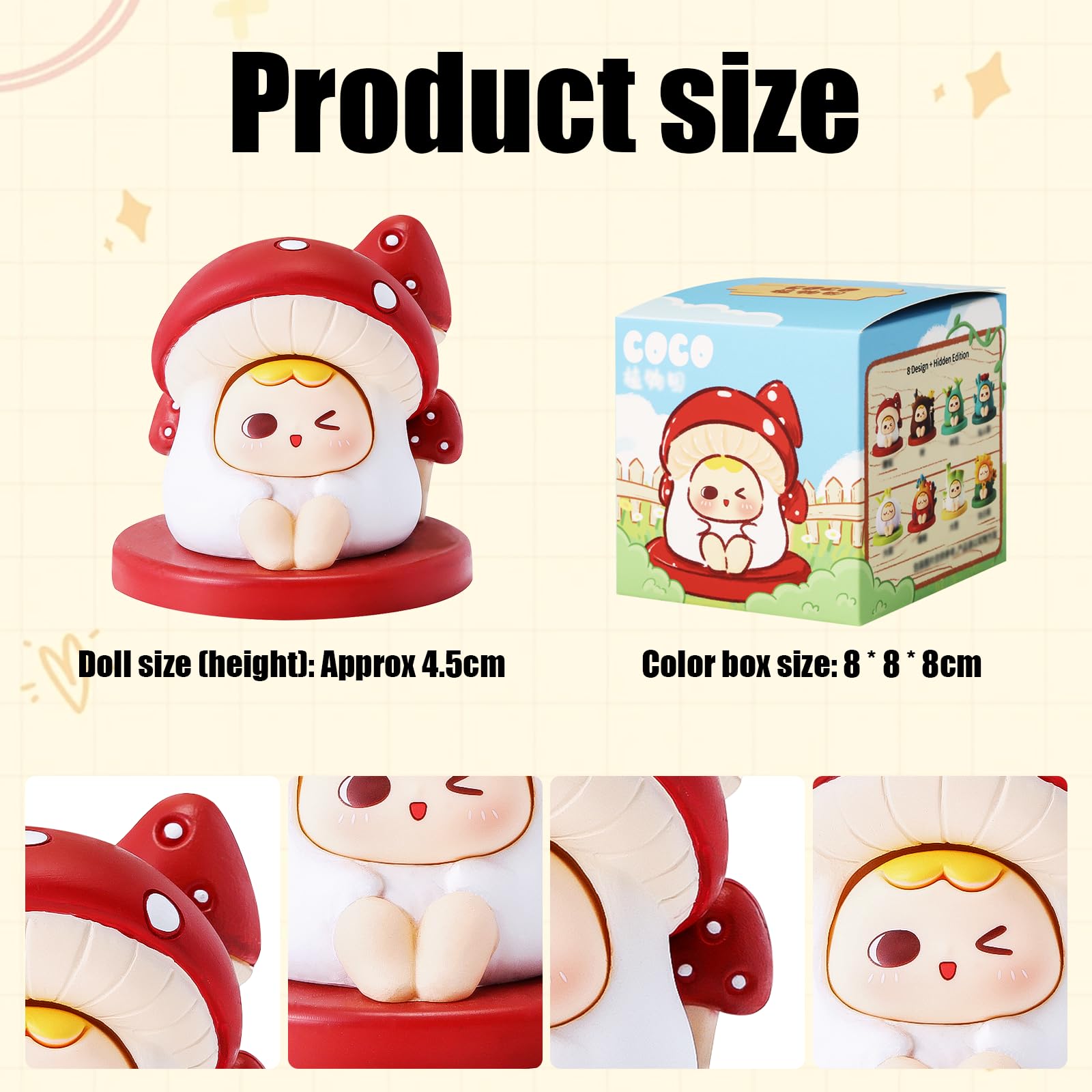 Coco Plant Series Blind Box - 1PC Mystery Collectible Figure, Cute Random Design for Birthday Gifts | Perfect for Plant Lovers, Anime Fans & Surprise Party Favors