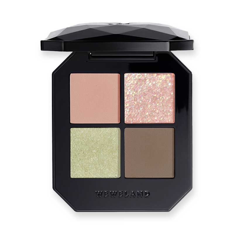 WEWELAND Black Treasure Quad Eyeshadow Palette – #001 Lindo | Highly Pigmented, Long-Lasting Makeup | Perfect for Party, Date Night & Special Occasions