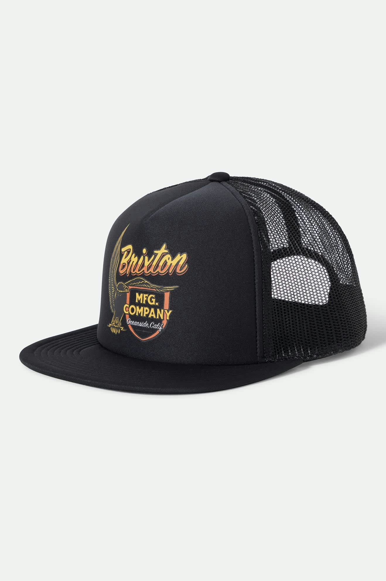 Highline Netplus Trucker Hat - Black | Adjustable Mesh Back Baseball Cap for Men & Women | Perfect for Outdoor Activities, Sports & Casual Wear