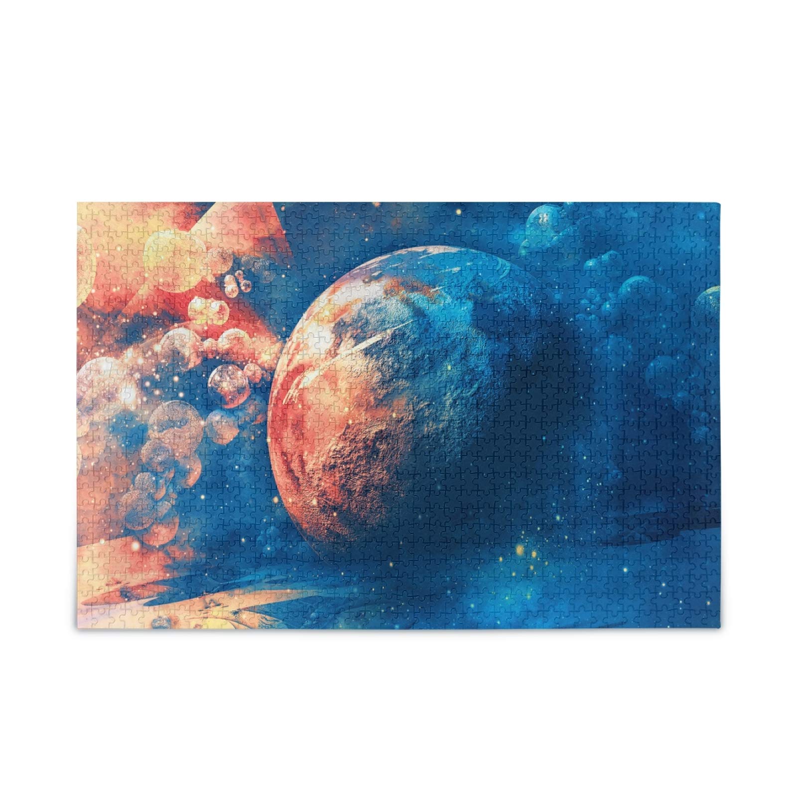 1000 Piece Space Universe Jigsaw Puzzle for Adults & Kids - Educational Family Game, Wall Art Decor, Gift for Puzzle Lovers (Perfect for Family Game Night & Home Office Decor)