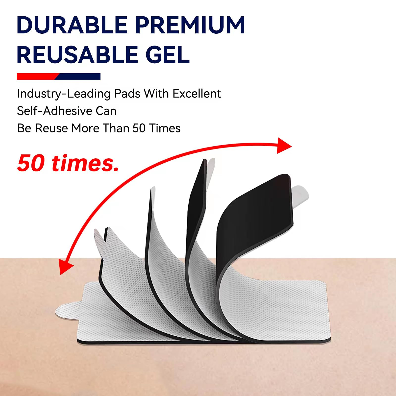 Reusable TENS Unit Replacement Pads 20 Pack - 3.5mm Snap Stim Electrode Pads for TENS/EMS Therapy - Compatible with NURSAL, Belifu, AVCOO, Neocarbon, MEDVICE - Perfect for Pain Relief, Muscle Recovery & Physical Therapy at Home or Clinic