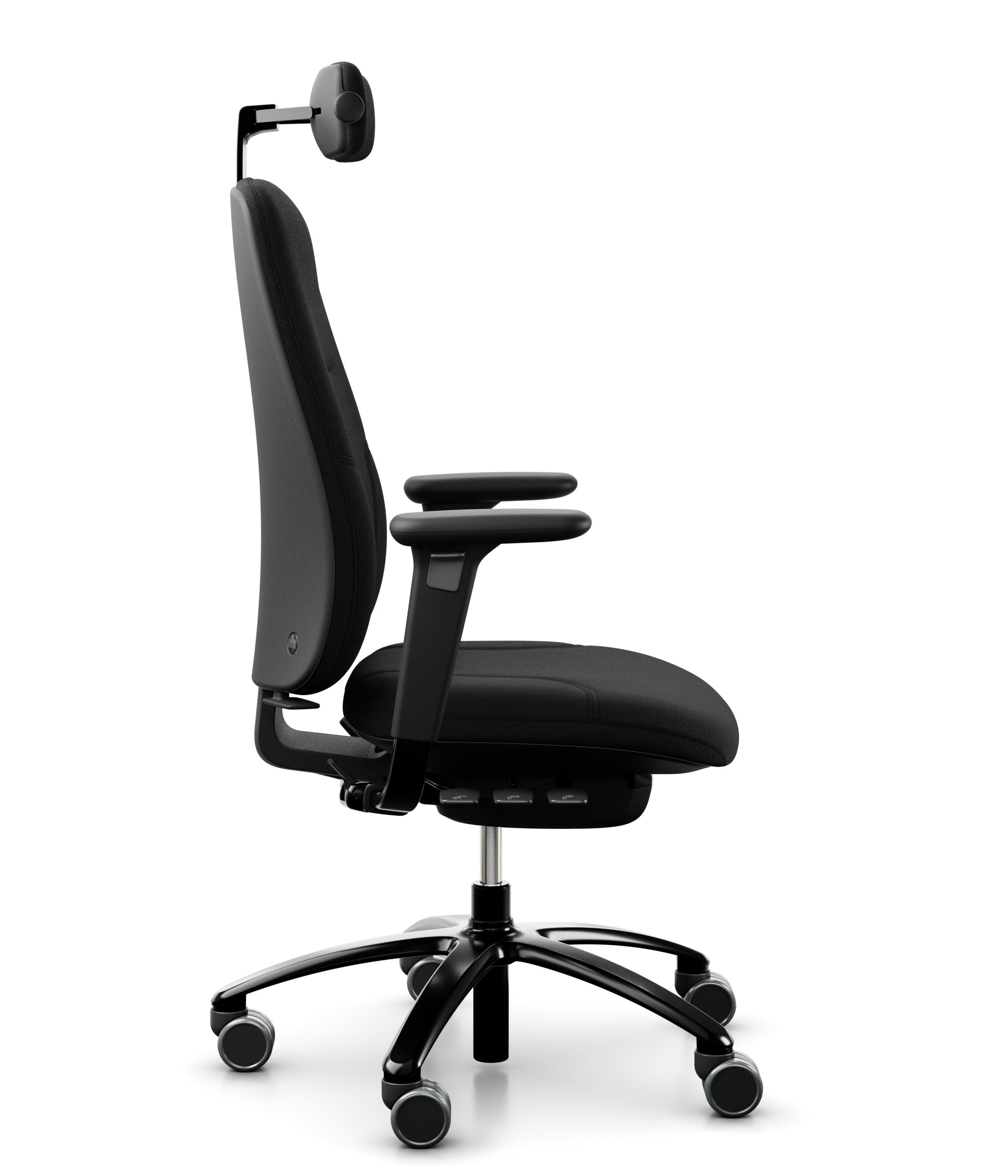 RH Logic 220 Black Gaming Chair - Ergonomic Office Chair with Adjustable Lumbar Support - High Back Computer Chair for Home & Work - Perfect for Gamers, Remote Workers & Long Sitting Sessions
