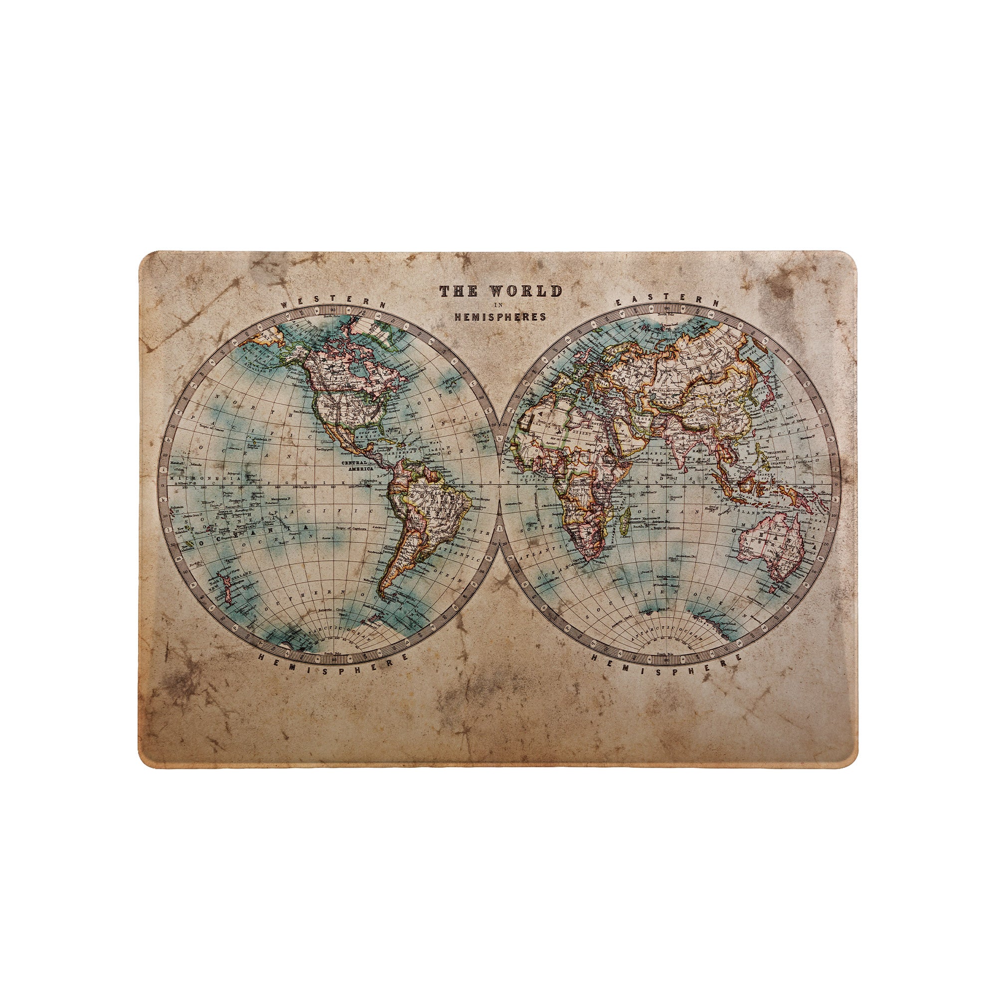 Premium Surface Laptop Case with World Map Design - Durable Protective Cover for Microsoft Surface Laptop 1/2/3/4 - Perfect for Travel, Business & School Use