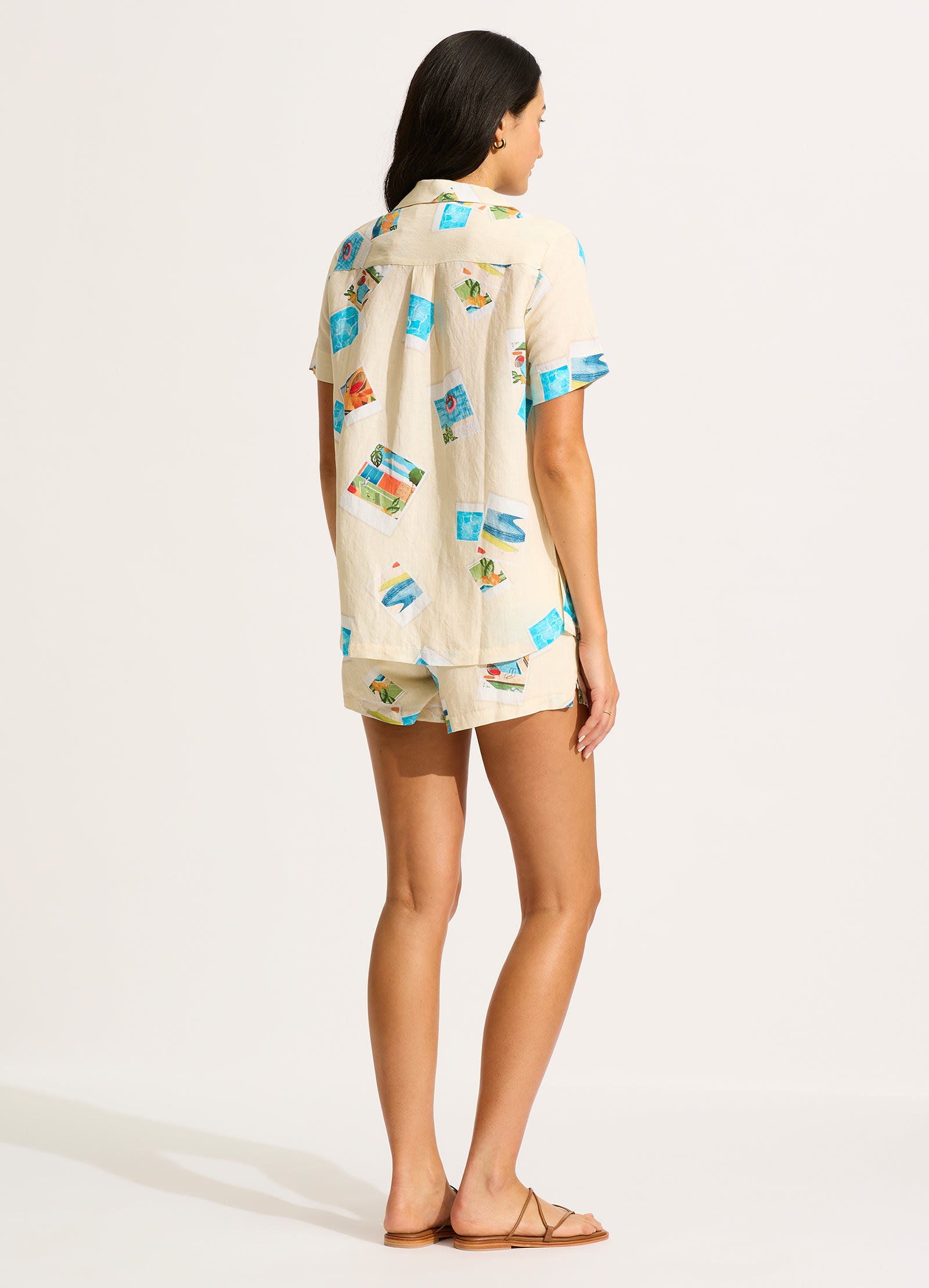 Sunset Shorts in Ecru - Casual Summer Shorts for Women | Perfect for Beach, Travel & Everyday Wear