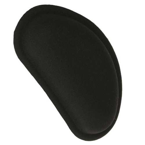 Non-Slip Black Silica Gel Wrist Rest Mouse Pad for PC, Laptop & Desktop - Ergonomic Support for Gaming, Office Work & Long Computer Sessions