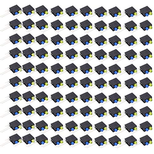 Durable Dual-Hole LED Holder for 3mm LED Lights - Fire-Rated, Stable & Reliable Diode Protection | Perfect for Home Lighting, DIY Projects & Electronic Repairs