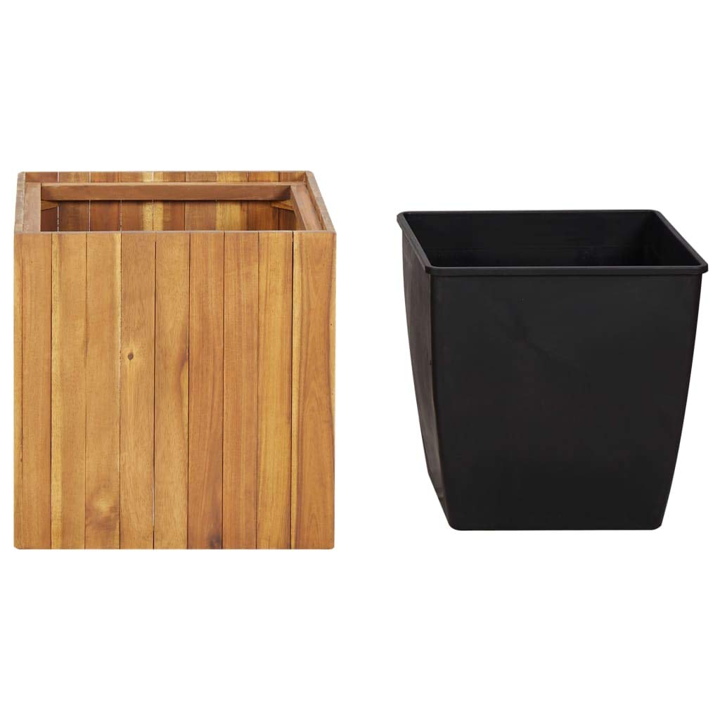 Premium Solid Acacia Wood Raised Garden Bed - 17.1
