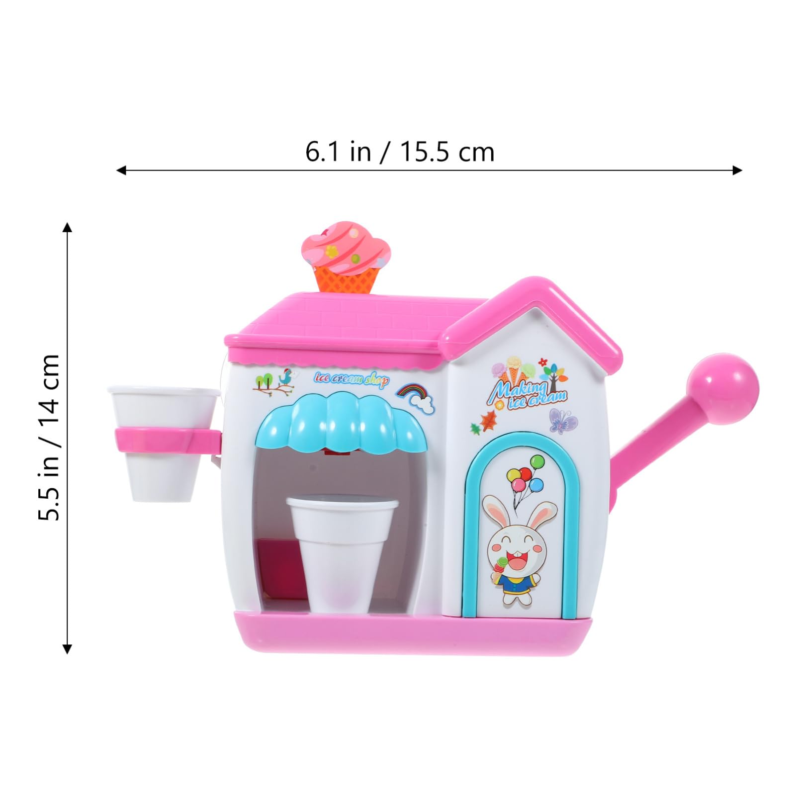 DRESSOOS Bubble Machine for Kids - Bubble Shower Bath Toy with Bubble Maker, Fun Ice Cream Themed Bath Time Play for Toddlers & Children | Perfect for Bathtime, Pool Parties & Outdoor Play
